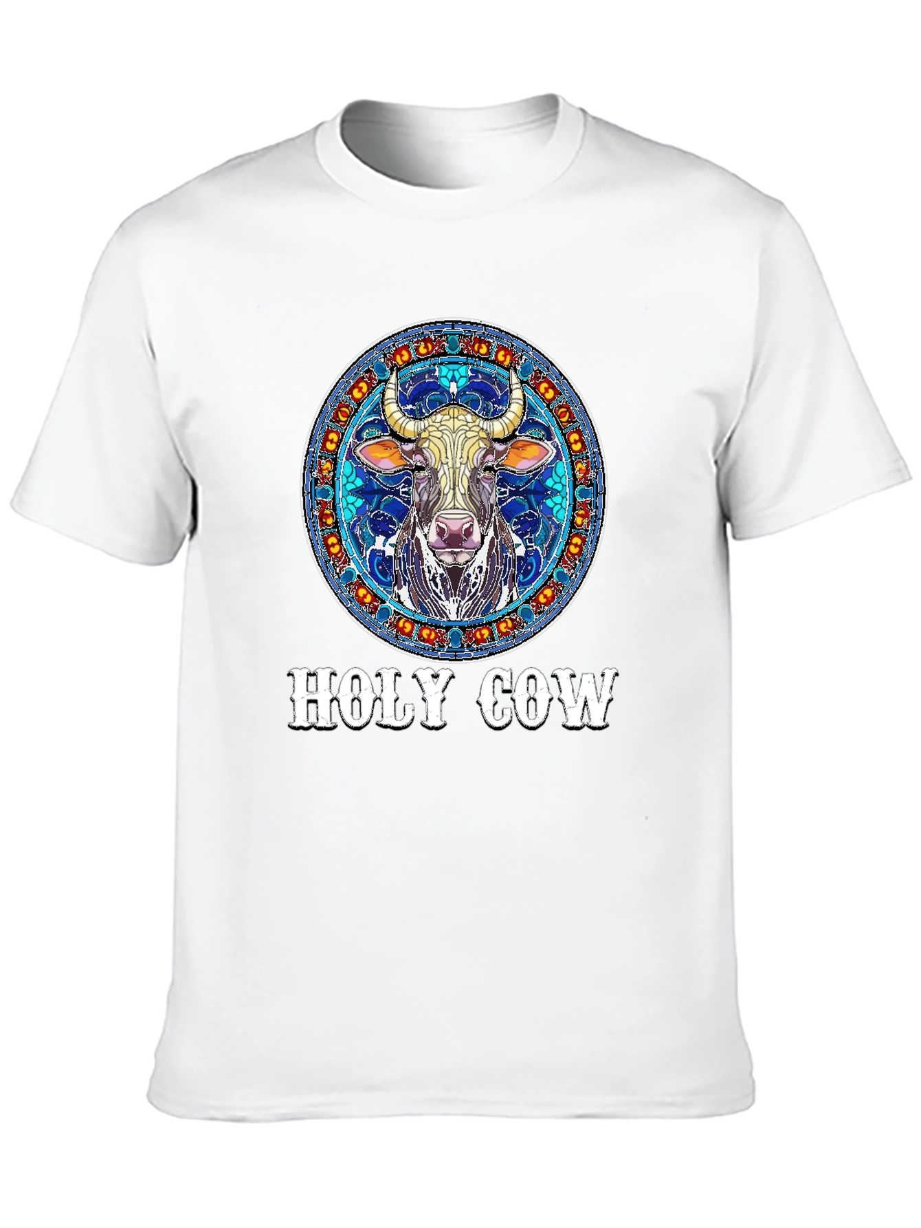 Holy Cow Graphic Print Tee - Unique Design
