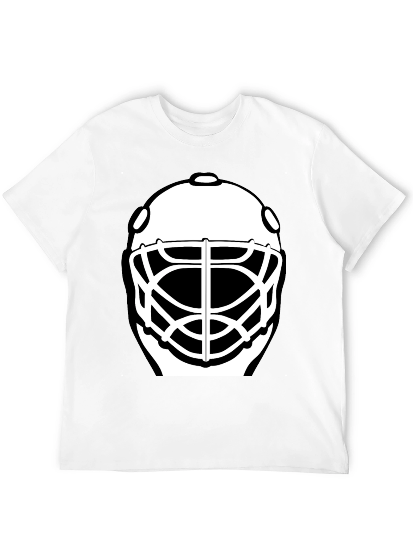 Hockey Goalie Mask Graphic T-Shirt