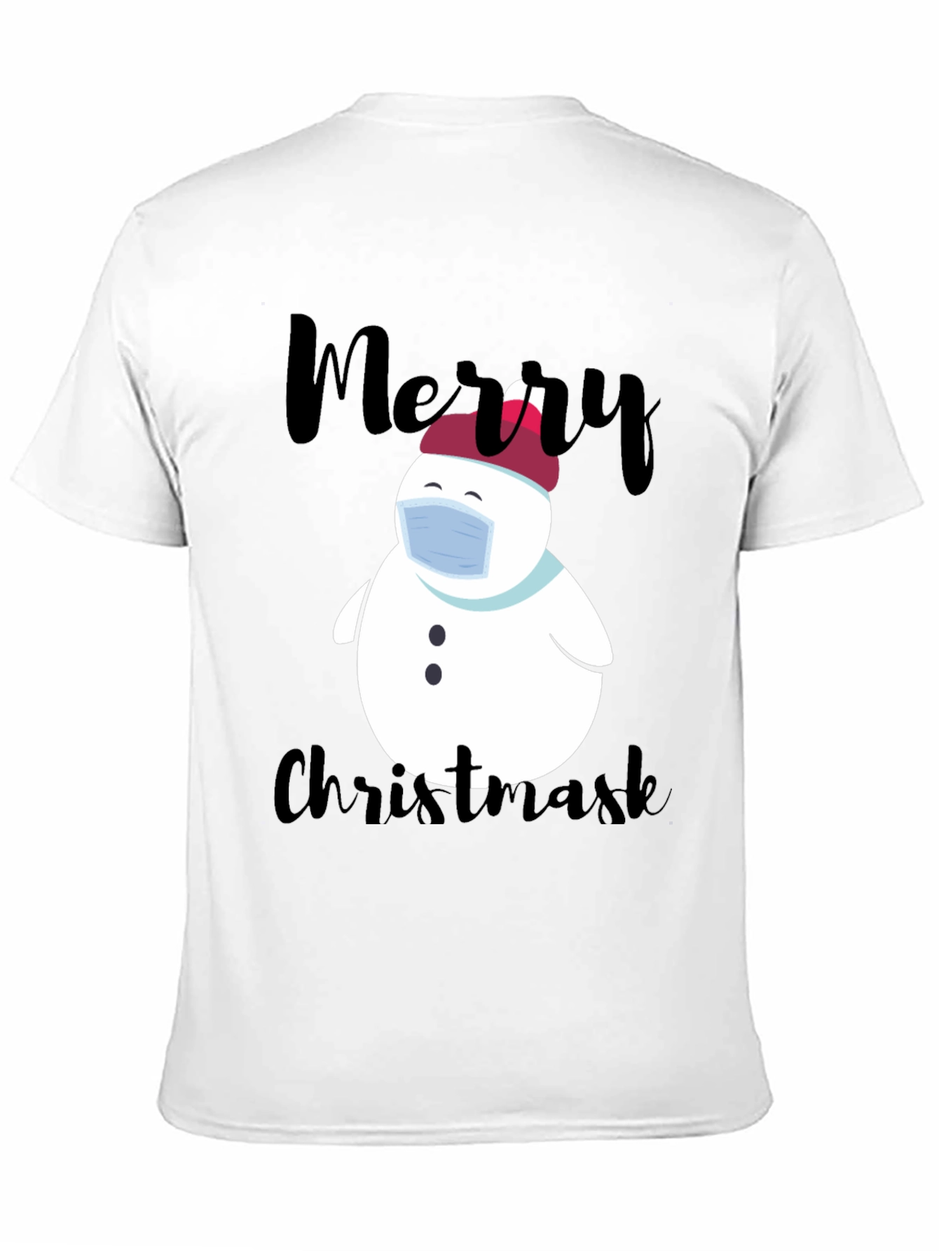 Merry Christmask Snowman T-Shirt