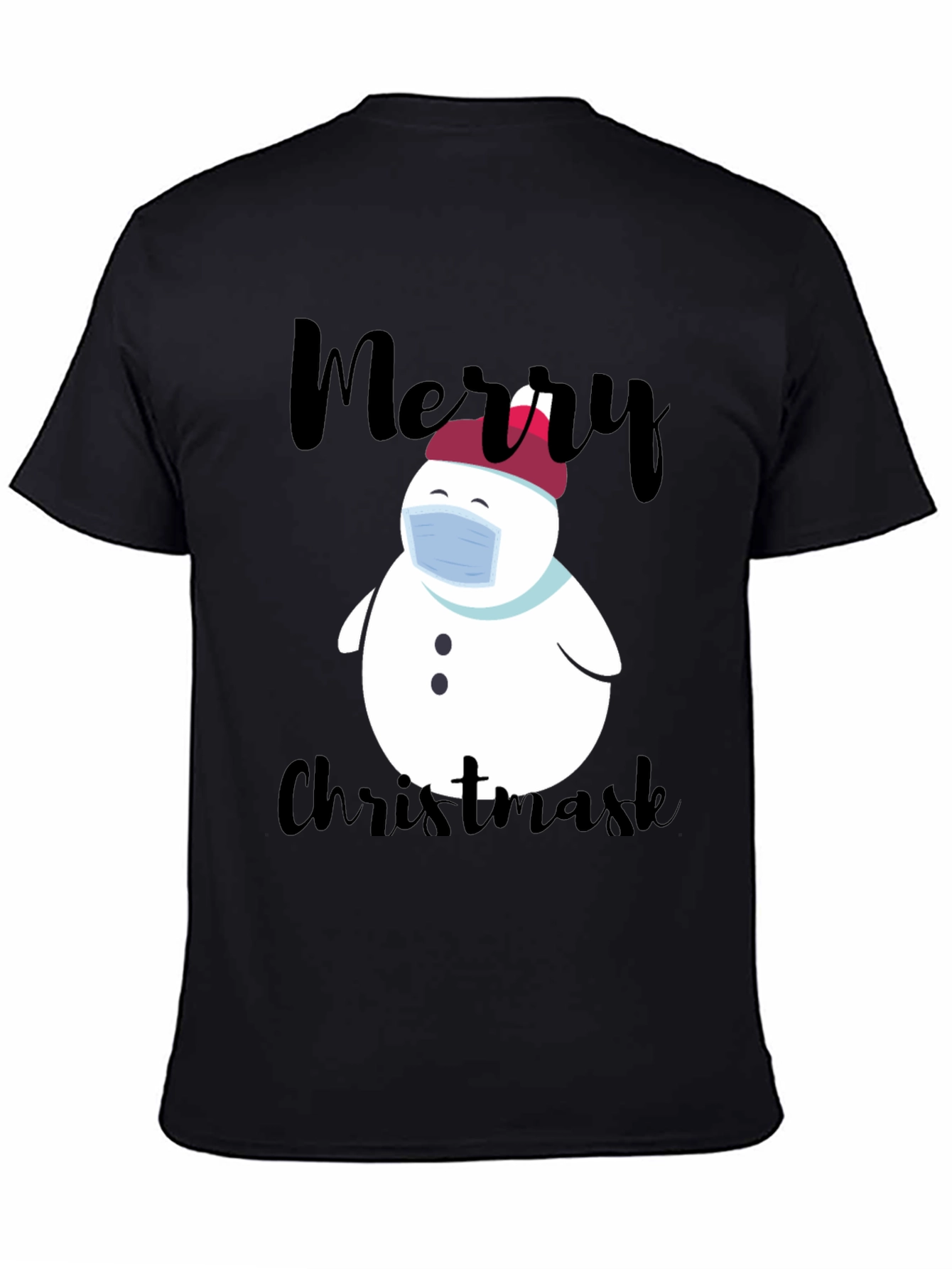 Merry Christmask Snowman T-Shirt