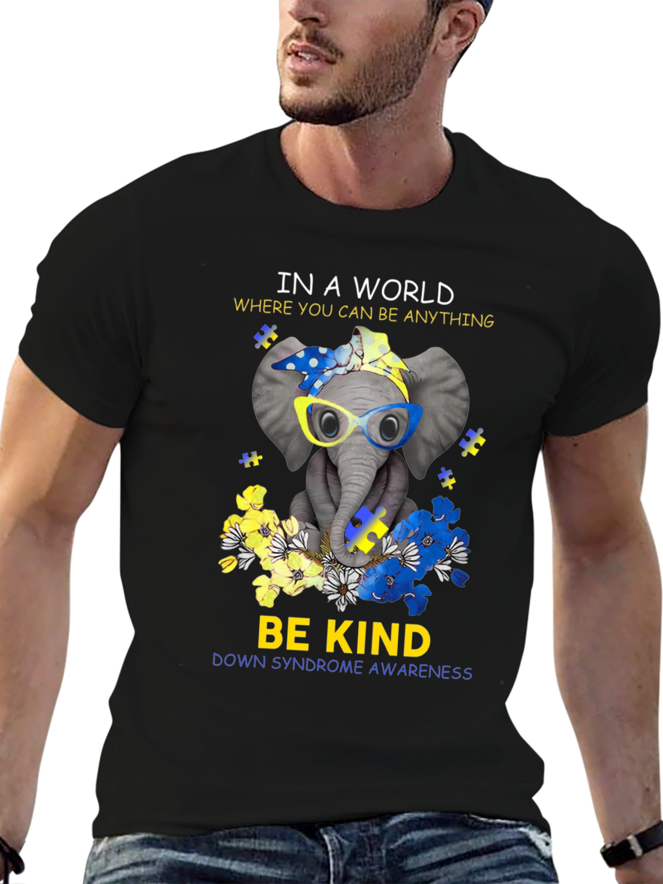Be Kind Down Syndrome Awareness T-Shirt