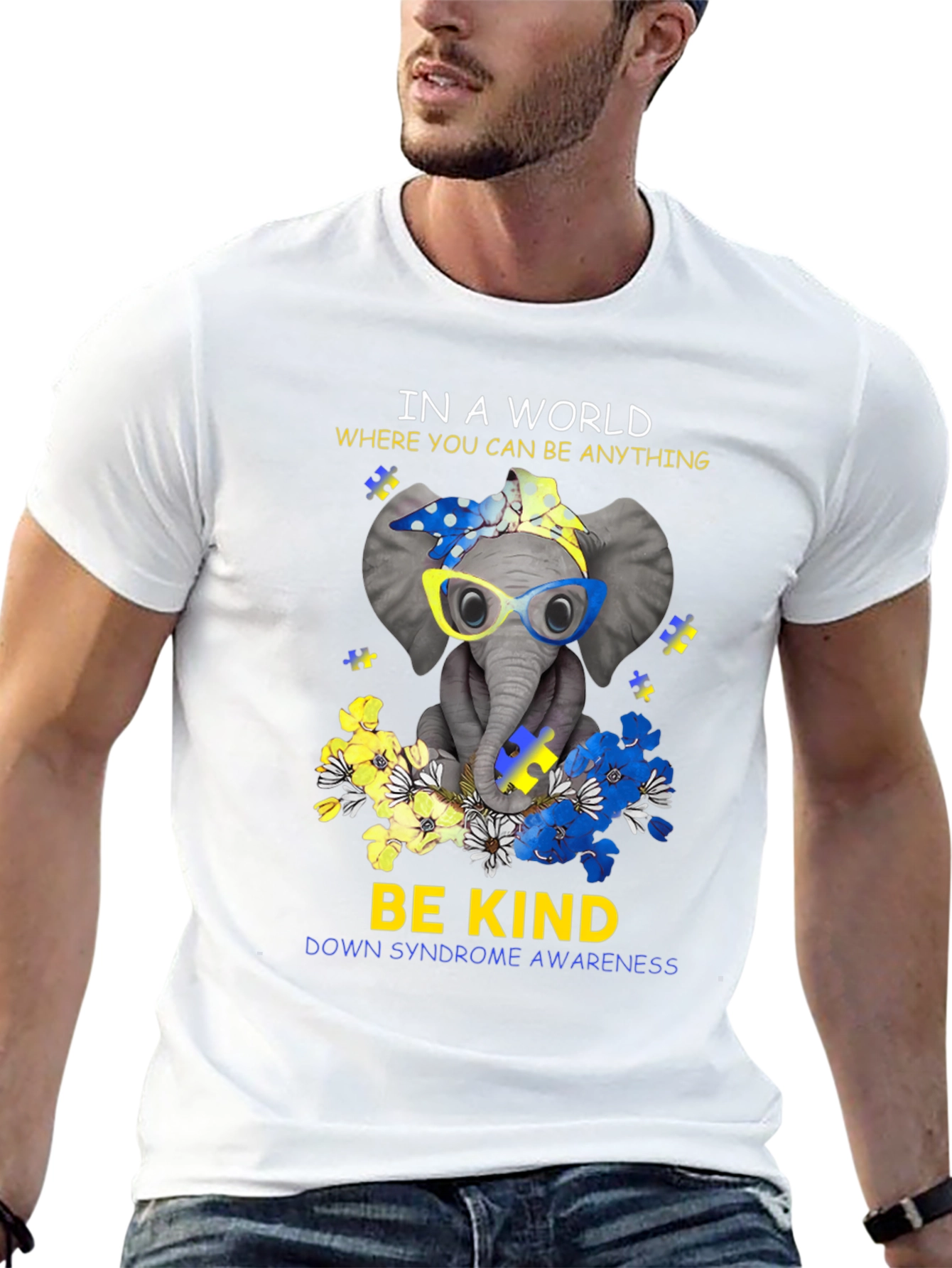 Be Kind Down Syndrome Awareness T-Shirt