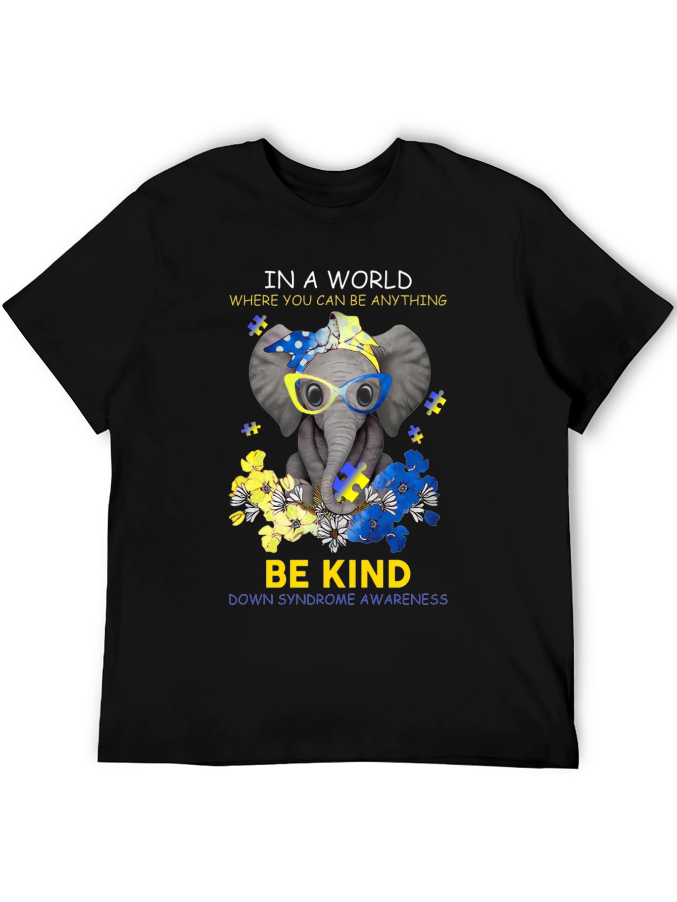 Be Kind Down Syndrome Awareness T-Shirt