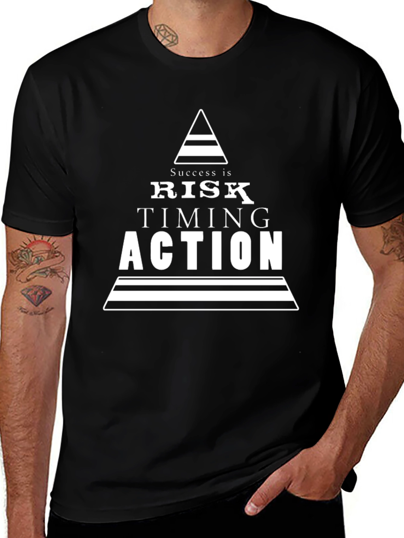 Success Principles Graphic T-Shirt - Black