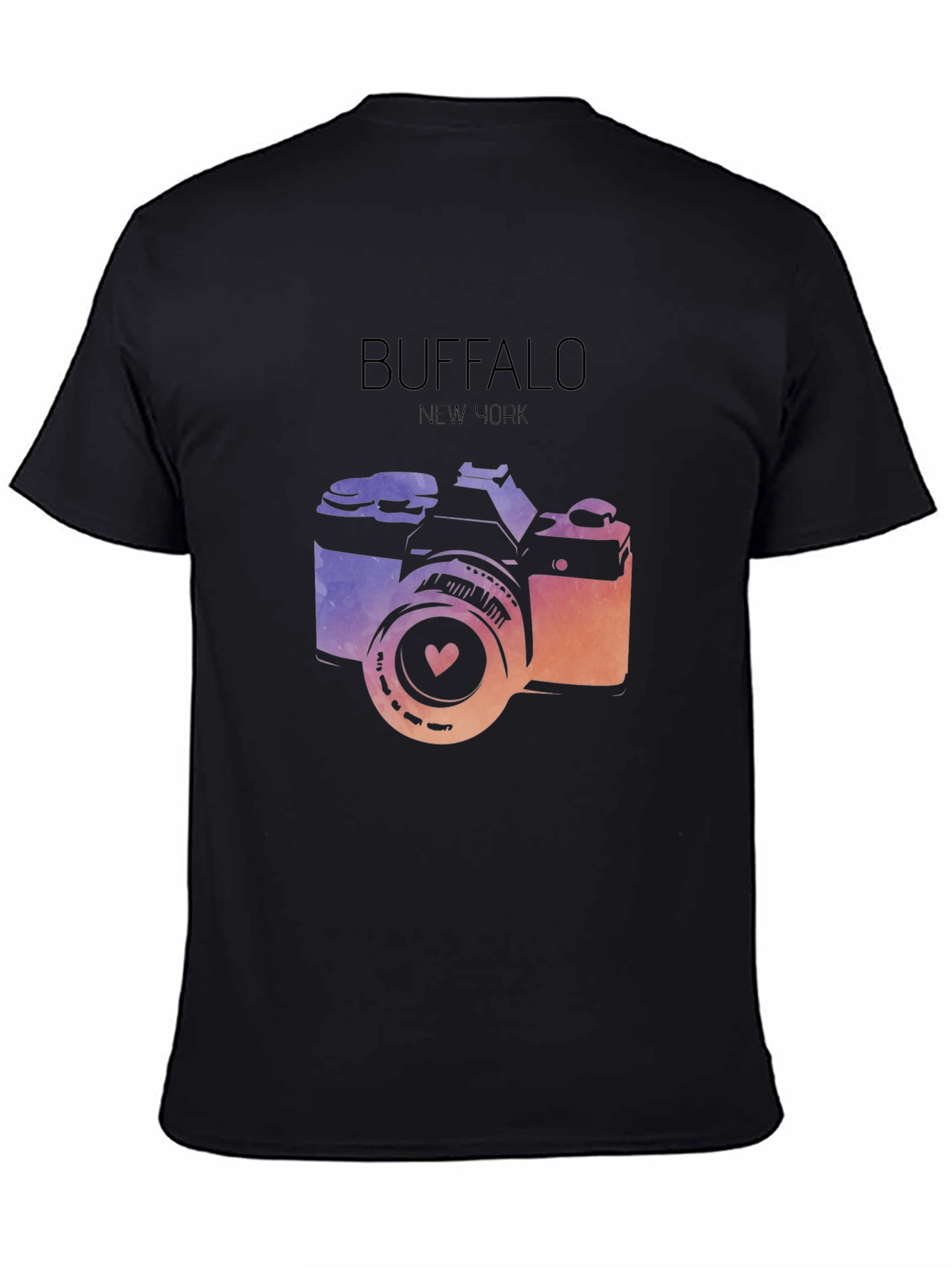 Buffalo NY Camera Graphic Tee - Stylish City Pride