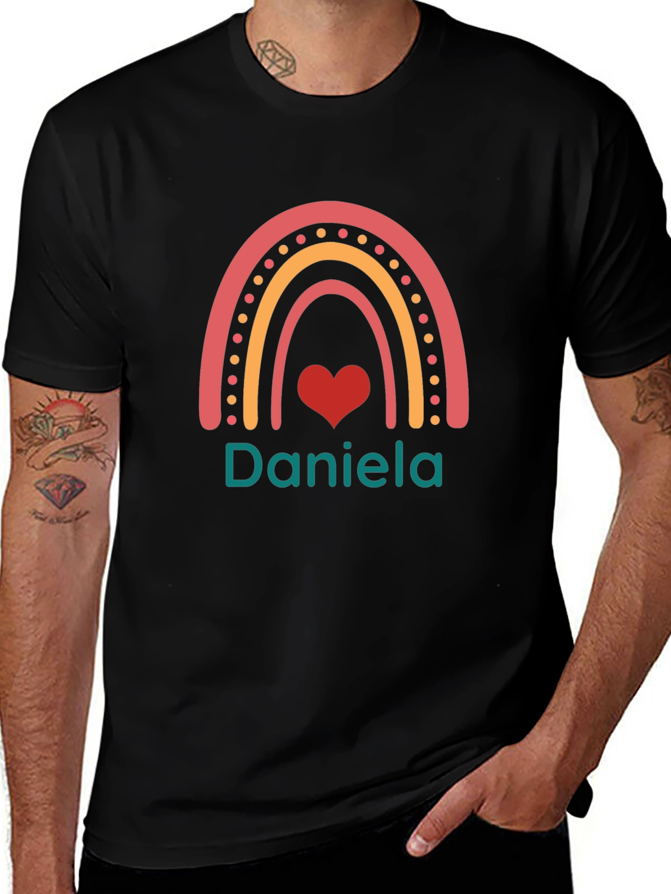 Daniela Rainbow Personalized Tee