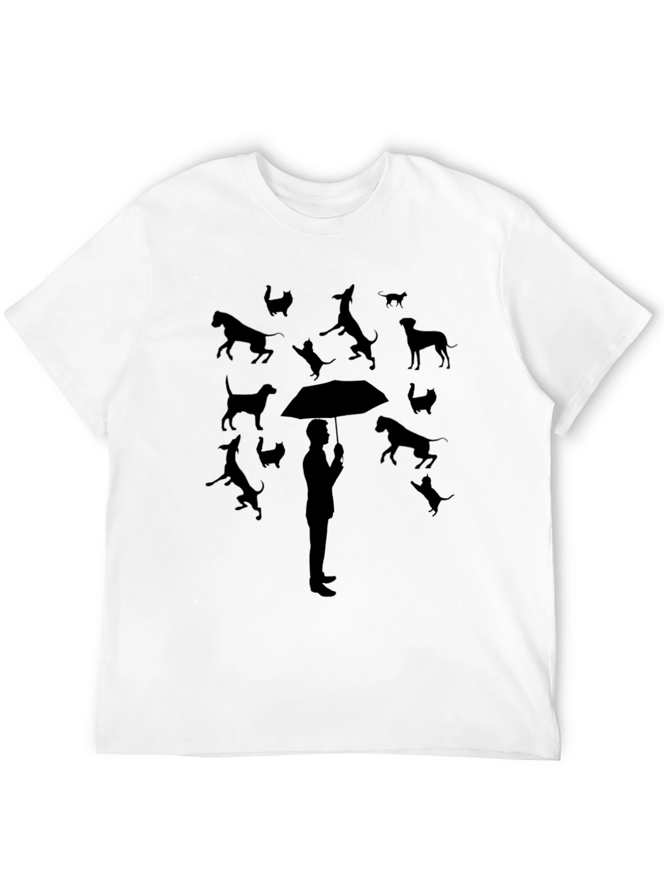 Raining Cats & Dogs T-Shirt – Funny Animal Lover Graphic Tee