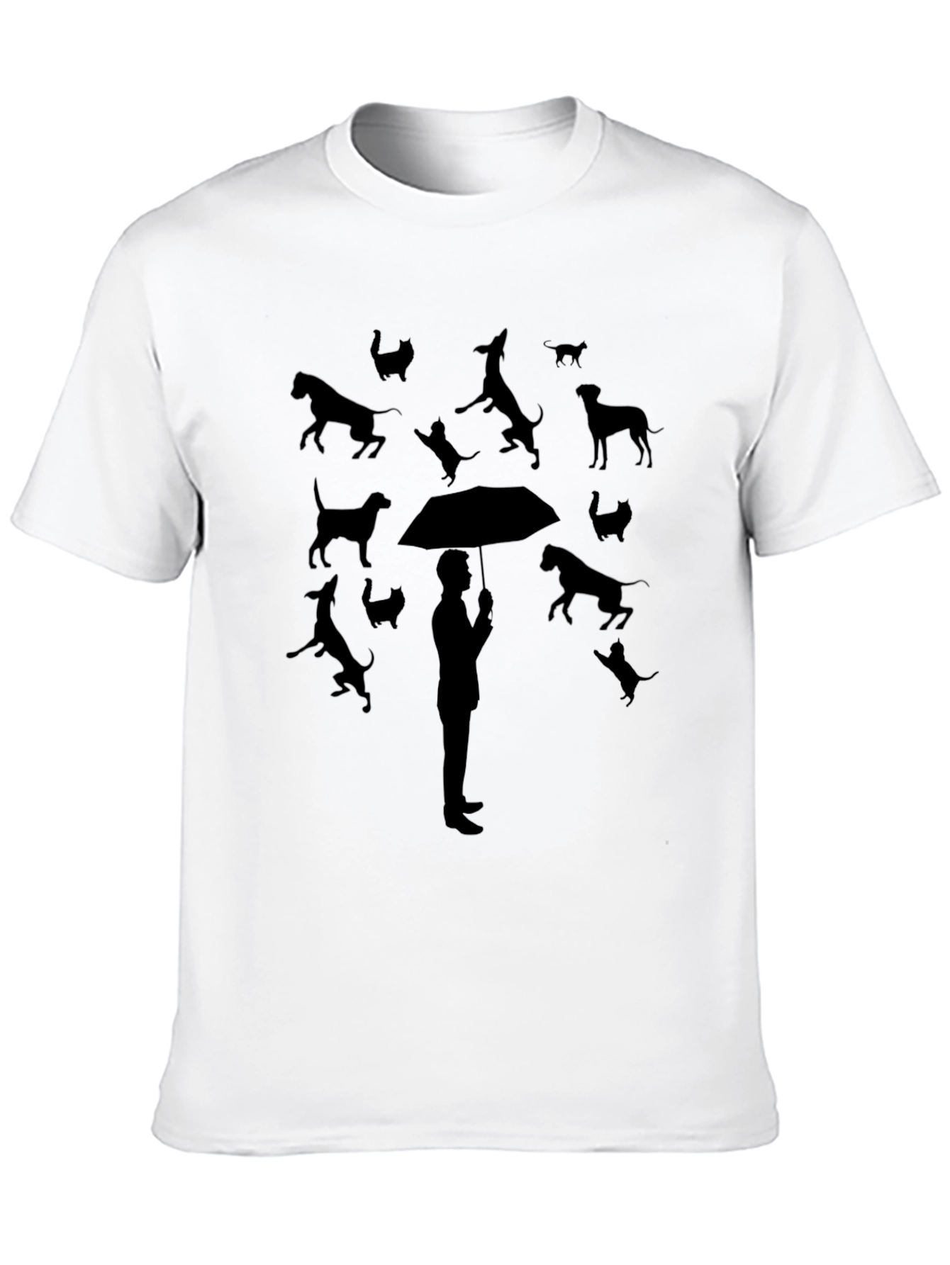 Raining Cats & Dogs T-Shirt – Funny Animal Lover Graphic Tee