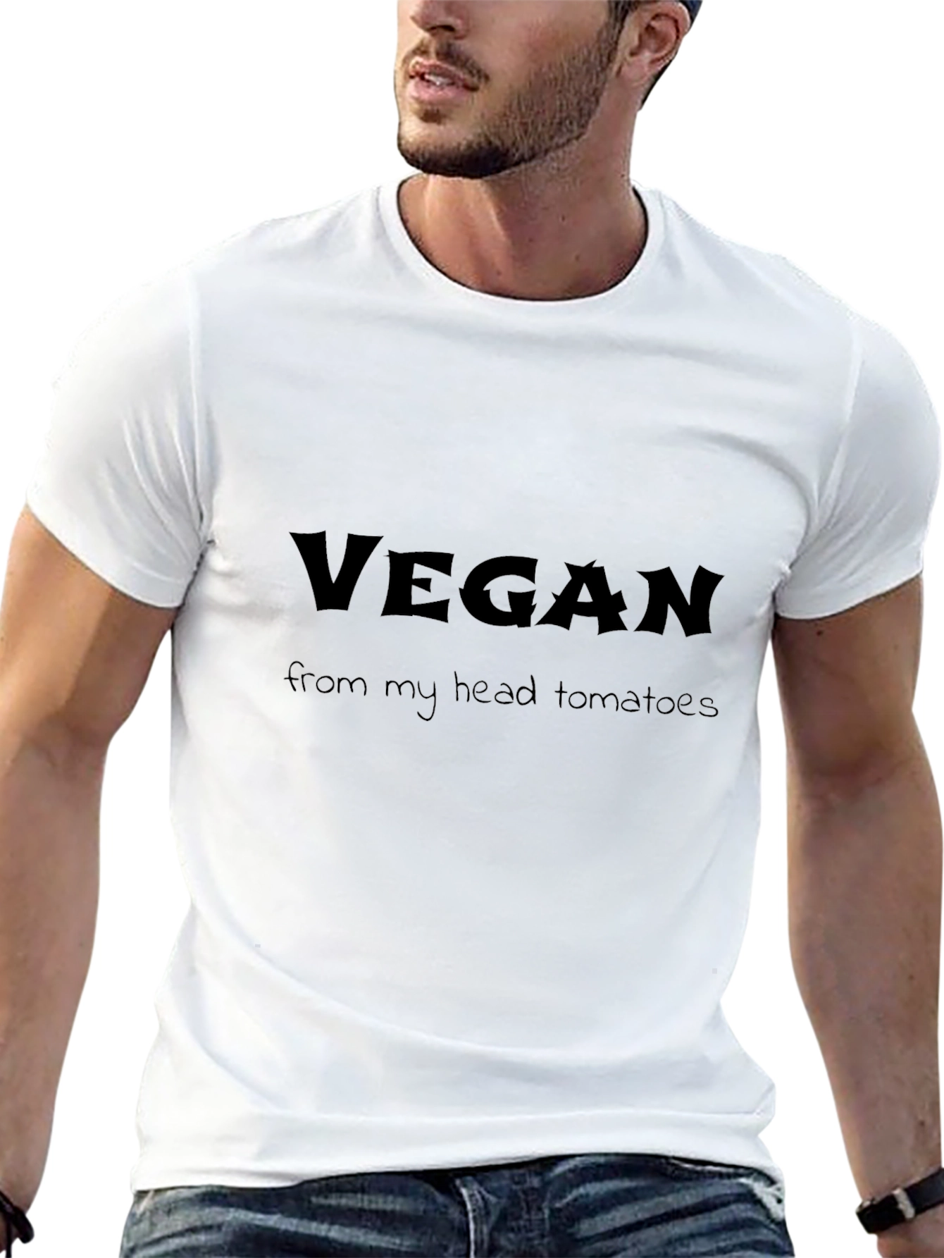 Vegan From My Head Tomatoes T-Shirt