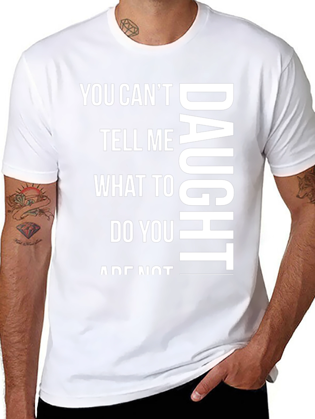 Funny Daughter Graphic Tee - Fathers Day Gift Idea