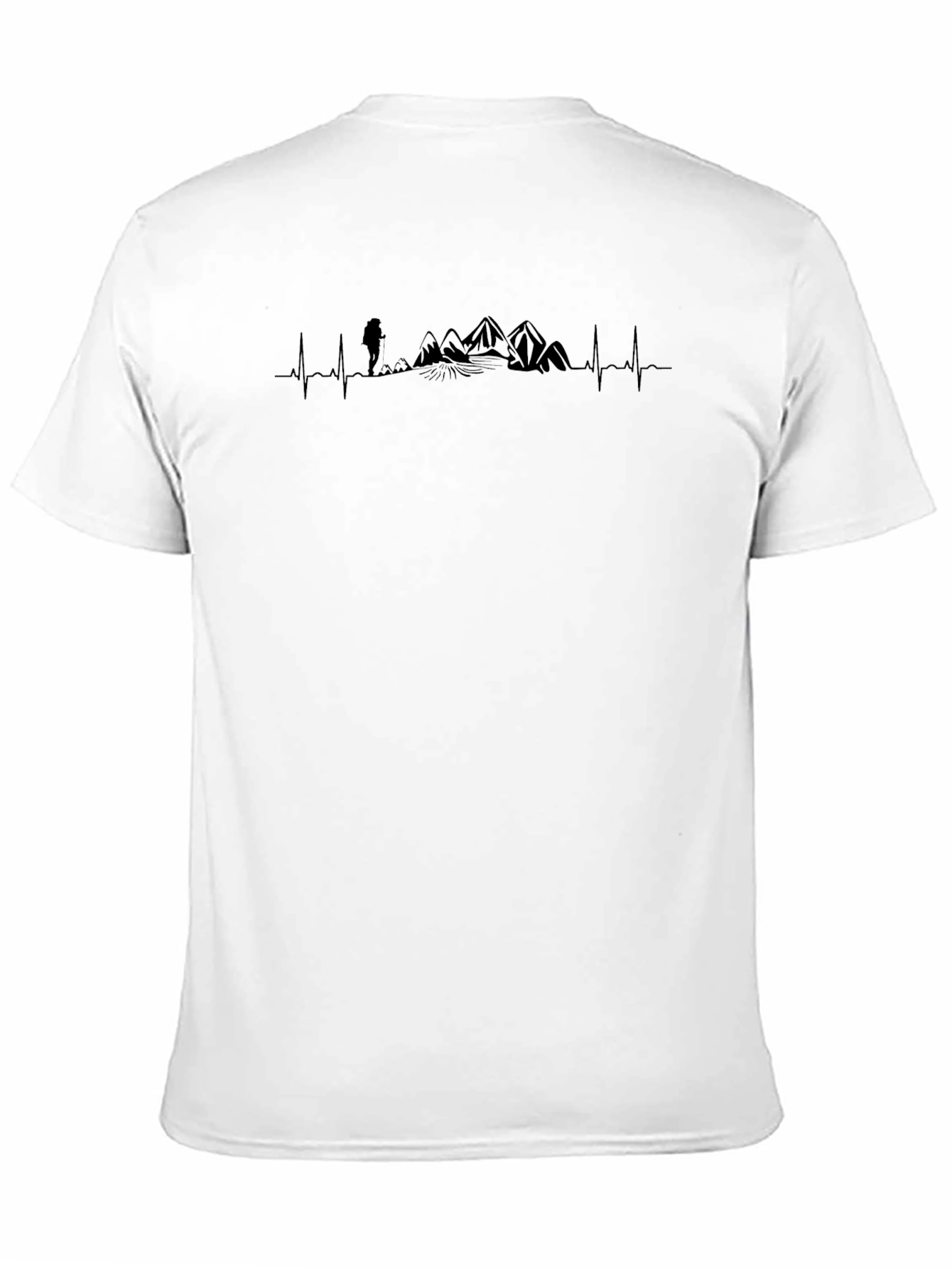 Hiking Heartbeat T-Shirt - Mountain Adventure Tee