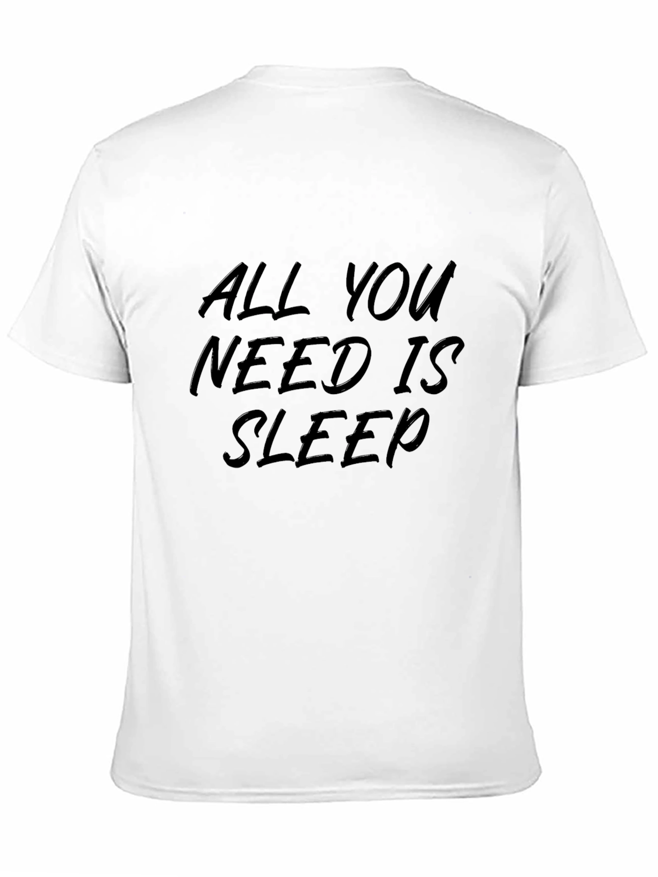 All You Need Is Sleep Black Graphic Tee
