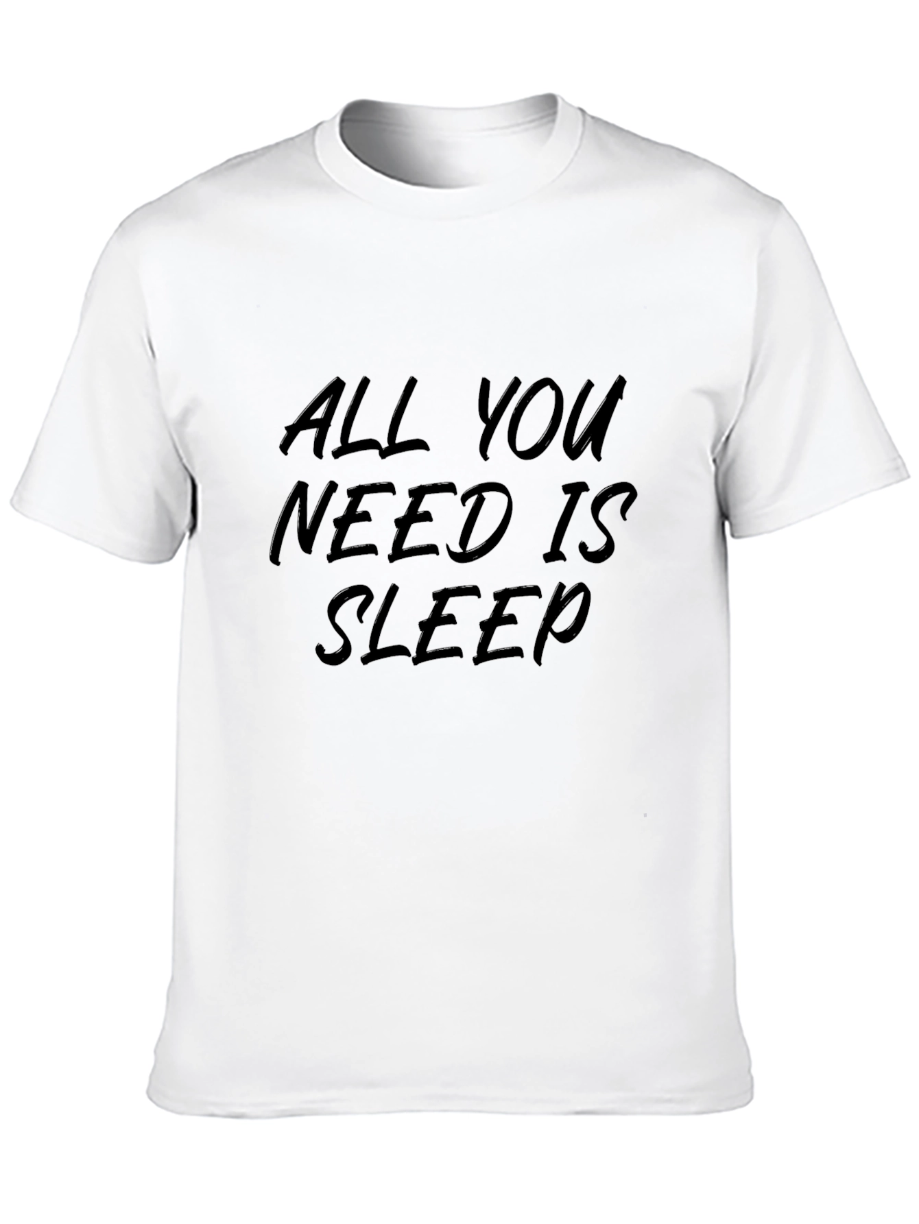 All You Need Is Sleep Black Graphic Tee