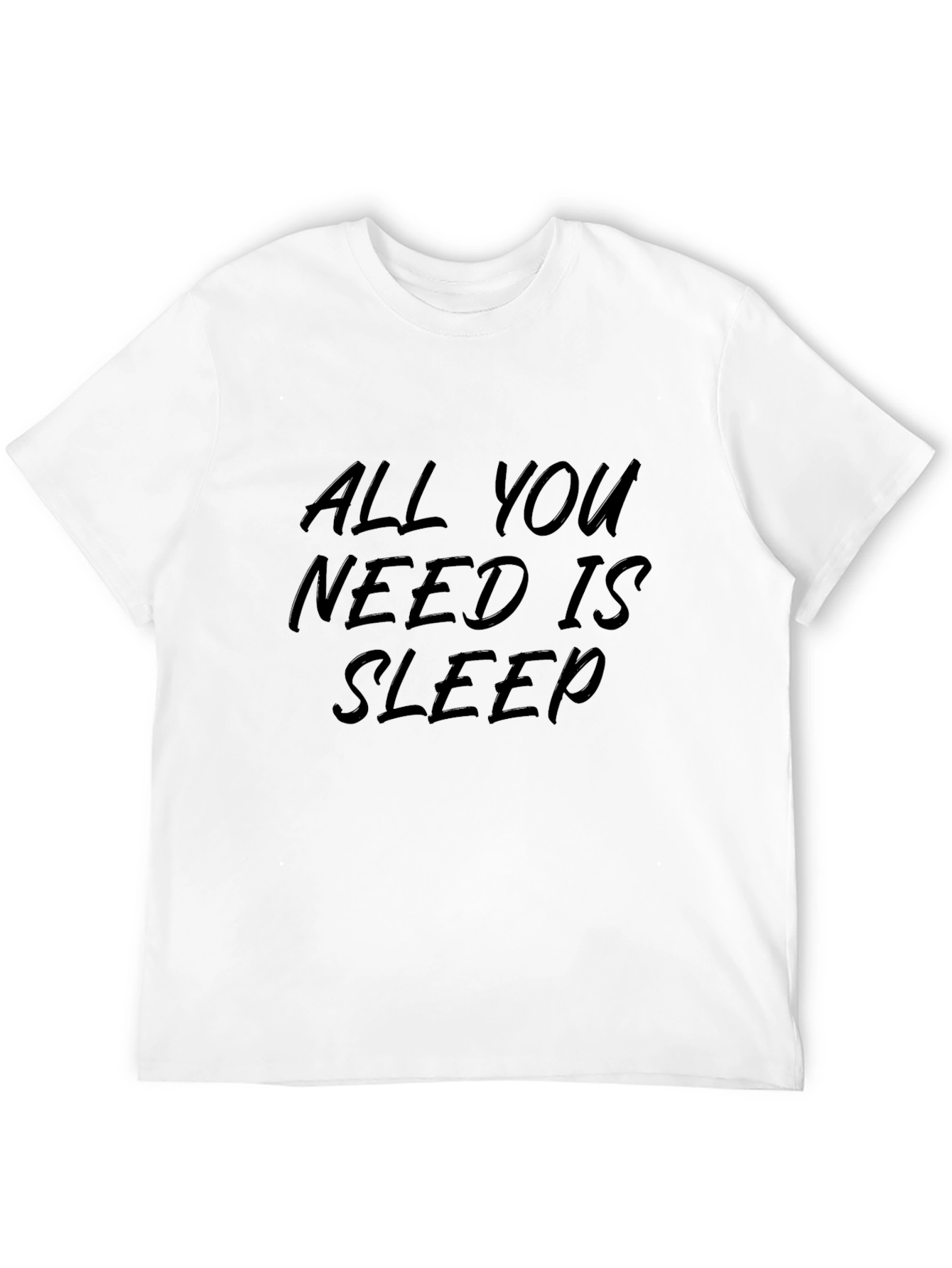 All You Need Is Sleep Black Graphic Tee