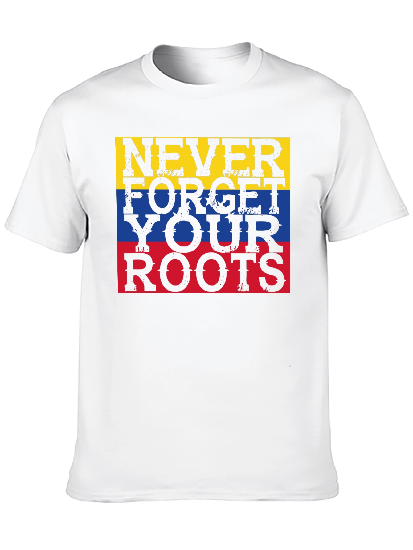 Never Forget Your Roots T-Shirt Venezuela Flag