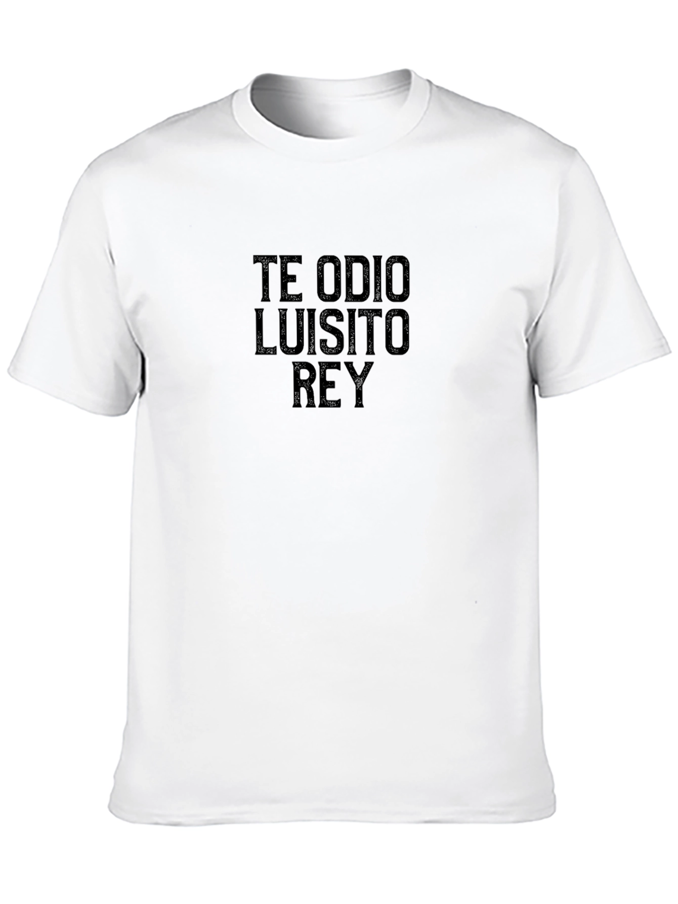 Te Odio Luisito Rey Black T-Shirt