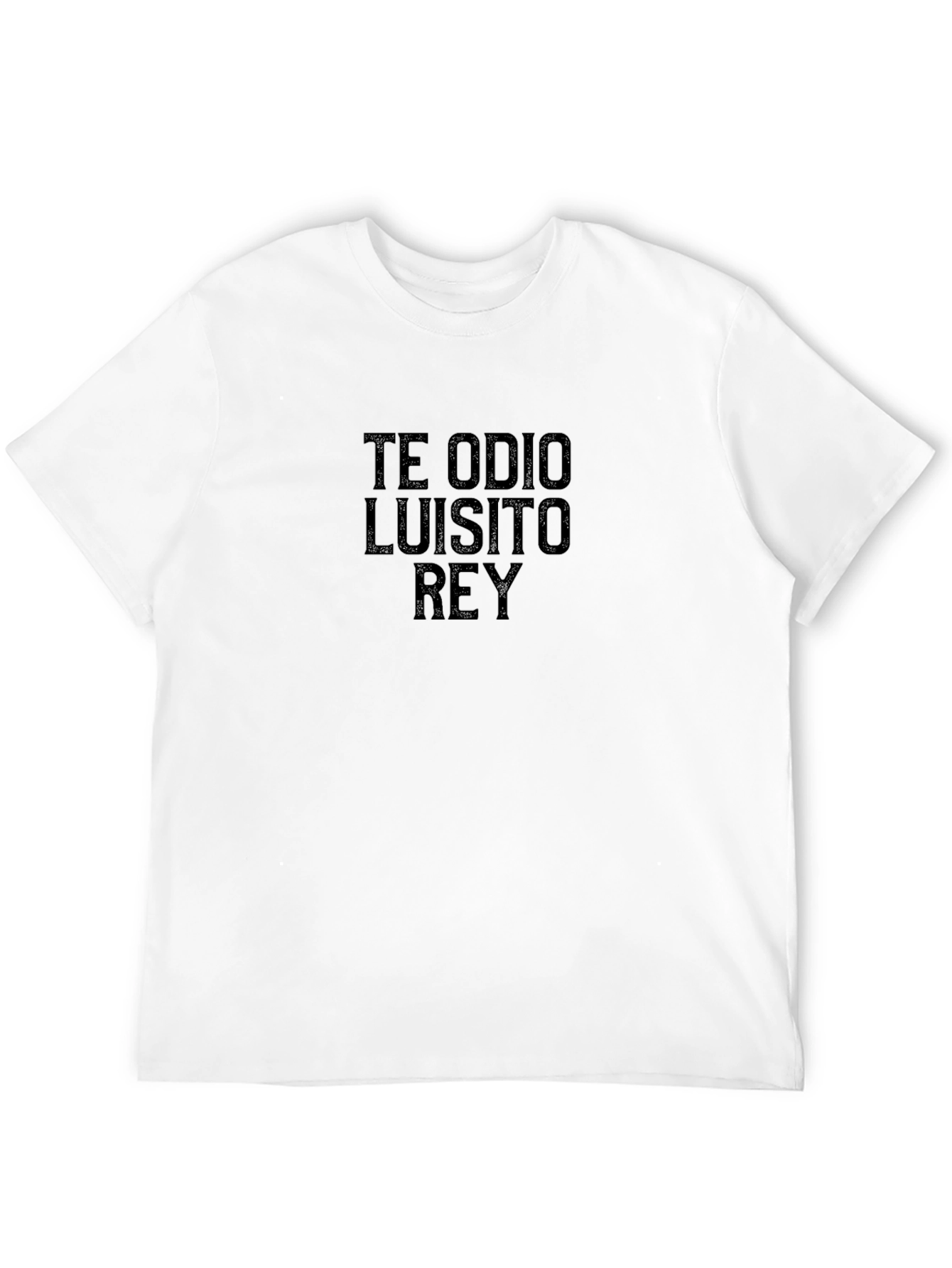 Te Odio Luisito Rey Black T-Shirt