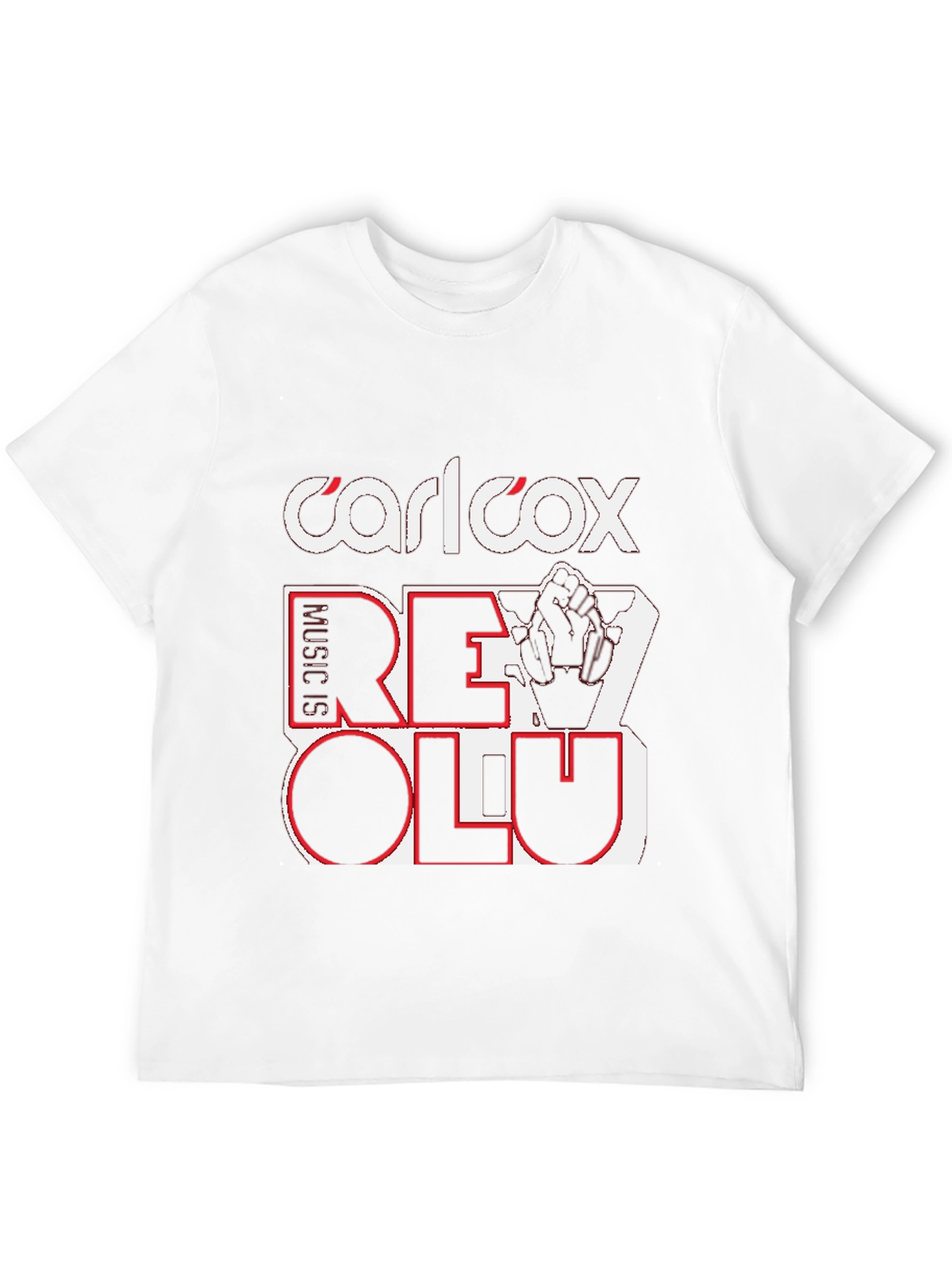Carl Cox Music is Revolution Black T-Shirt