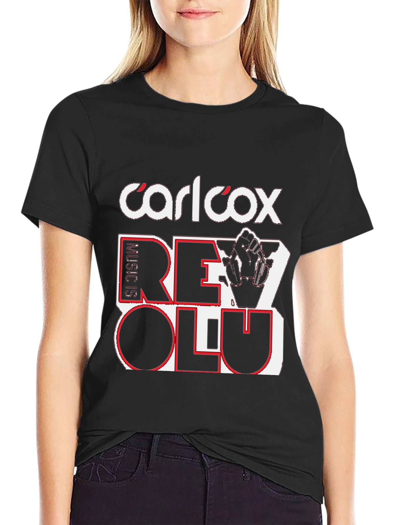 Carl Cox Music is Revolution Black T-Shirt