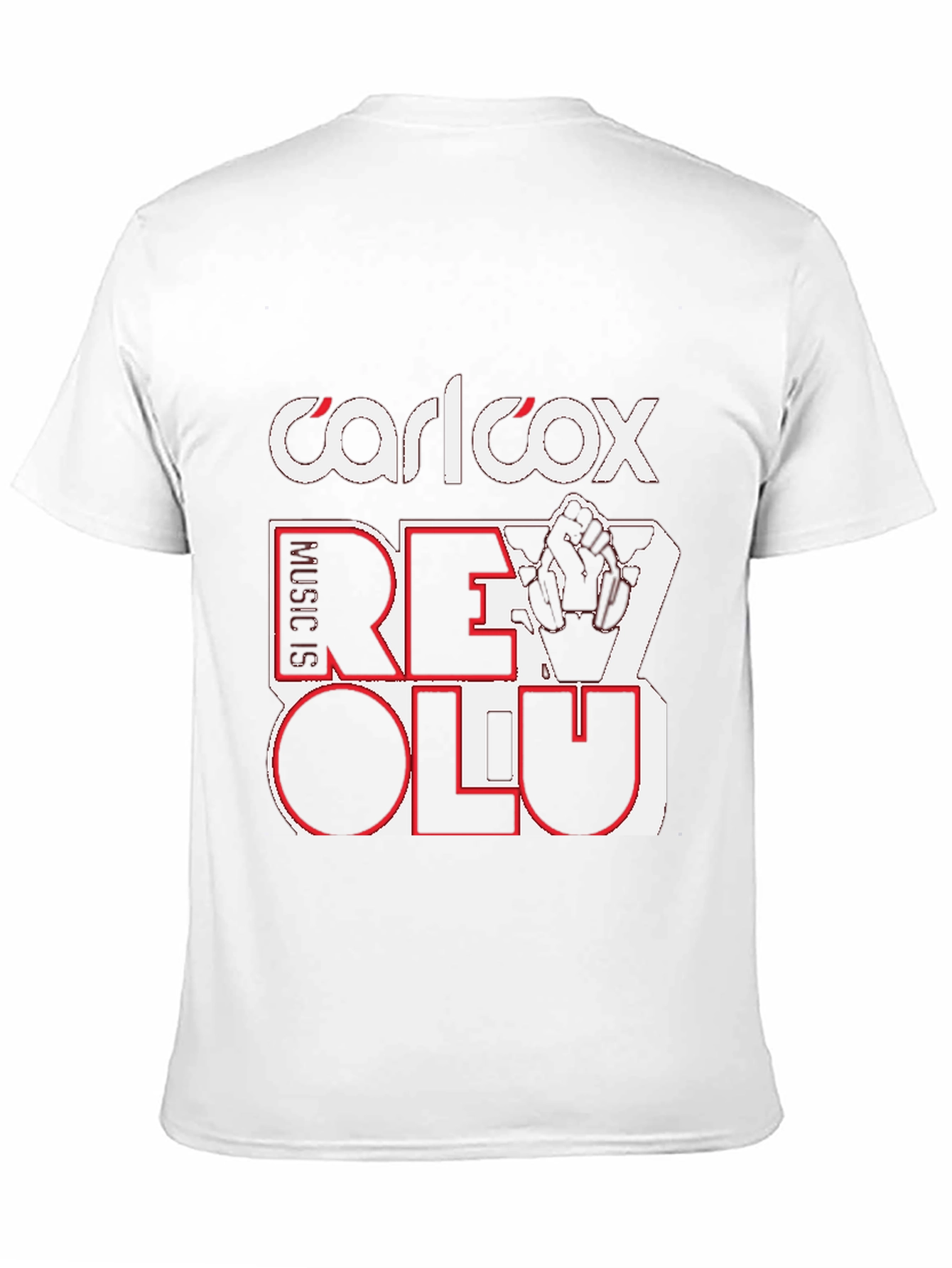 Carl Cox Music is Revolution Black T-Shirt