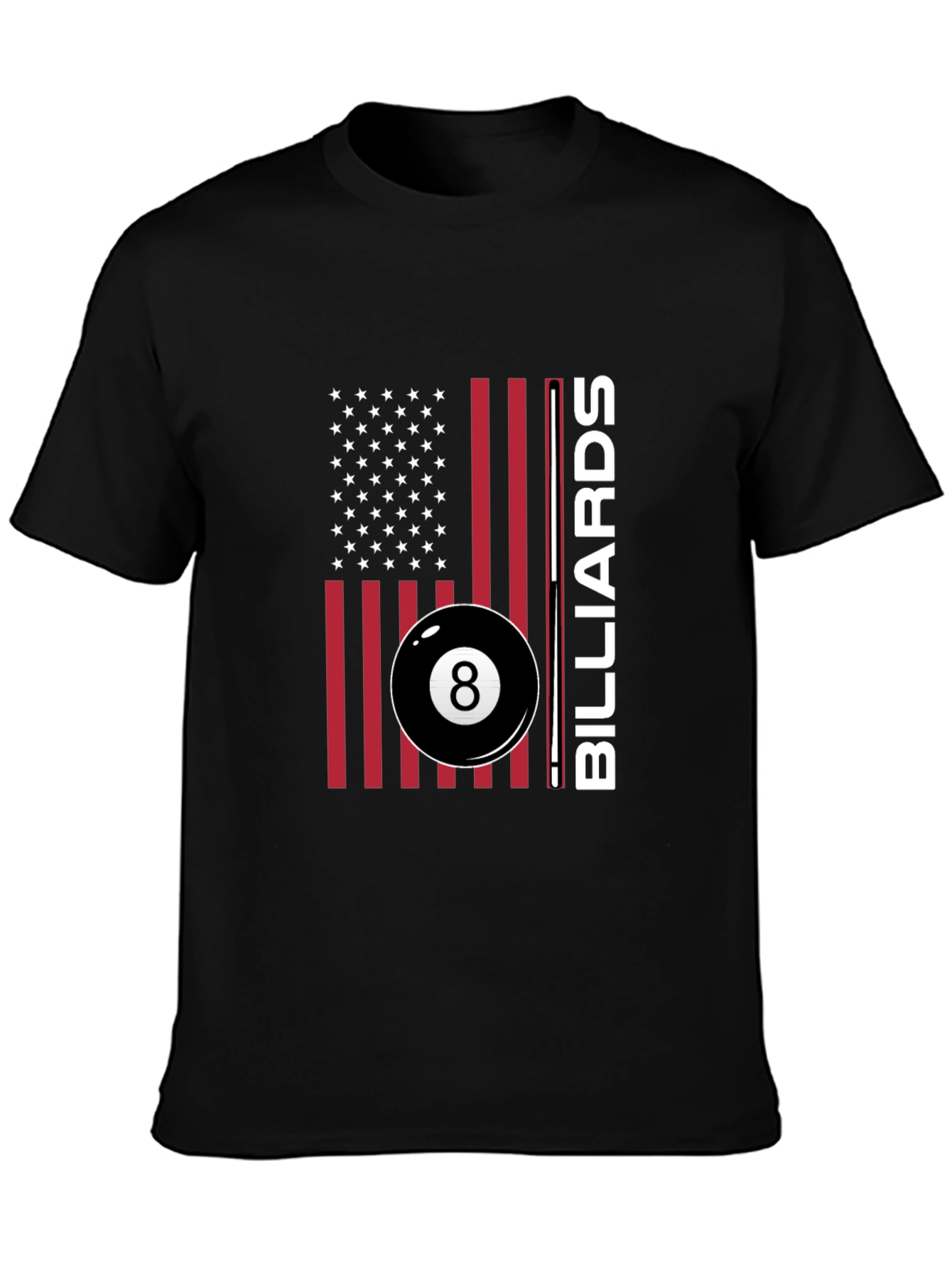 American Billiards T-Shirt - 8 Ball Design