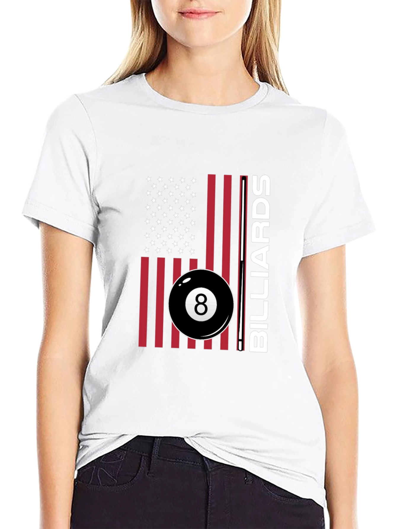 American Billiards T-Shirt - 8 Ball Design