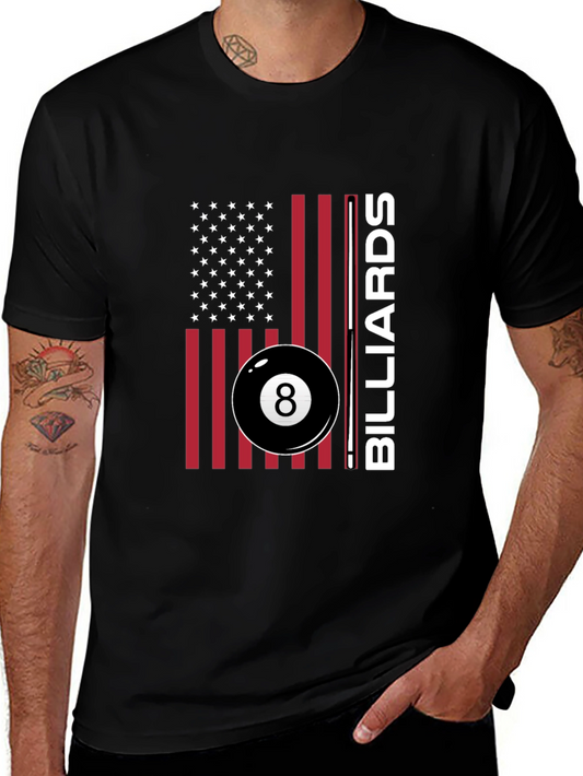 American Billiards T-Shirt - 8 Ball Design