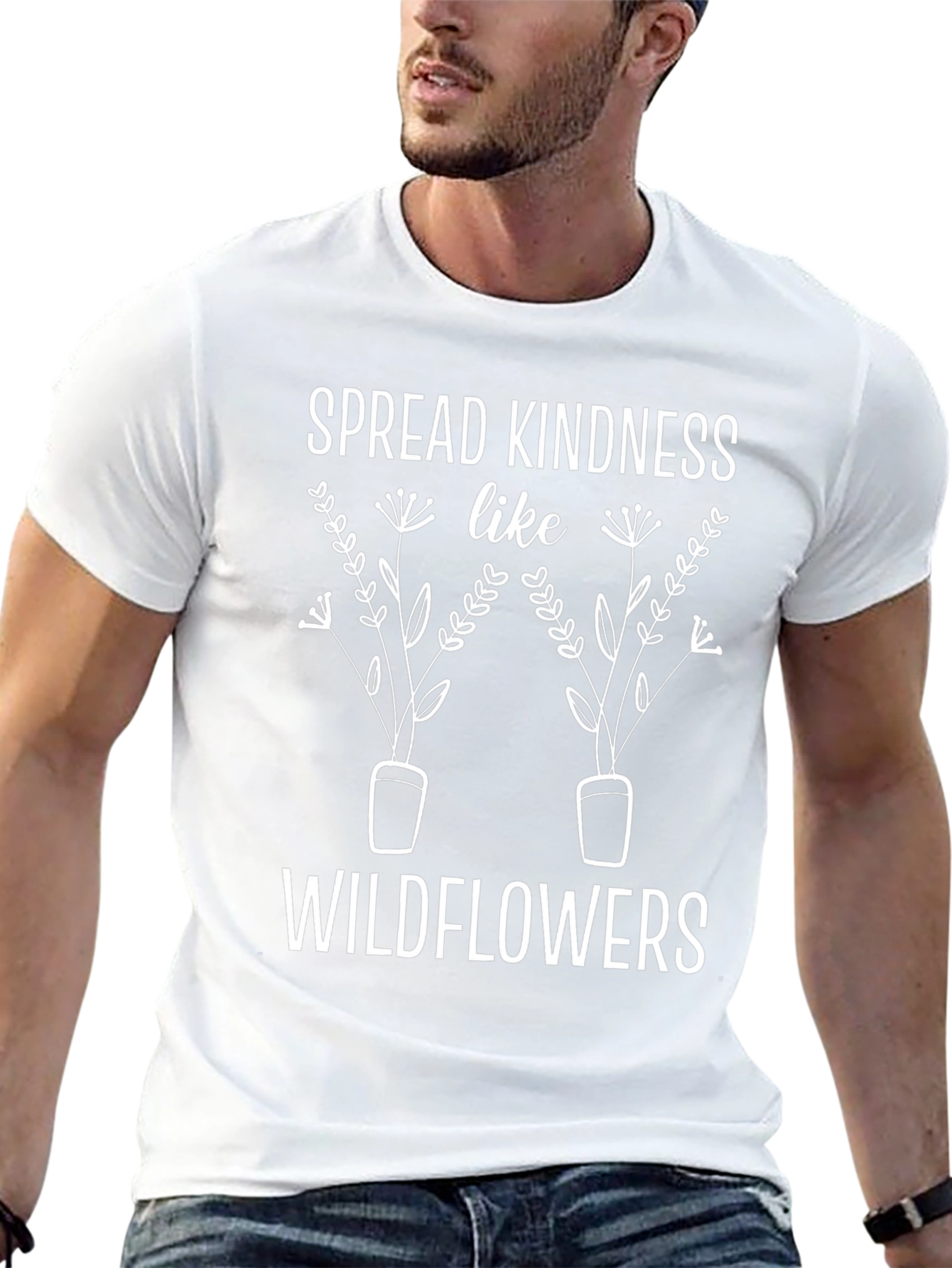 Spread Kindness Wildflowers Graphic Tee