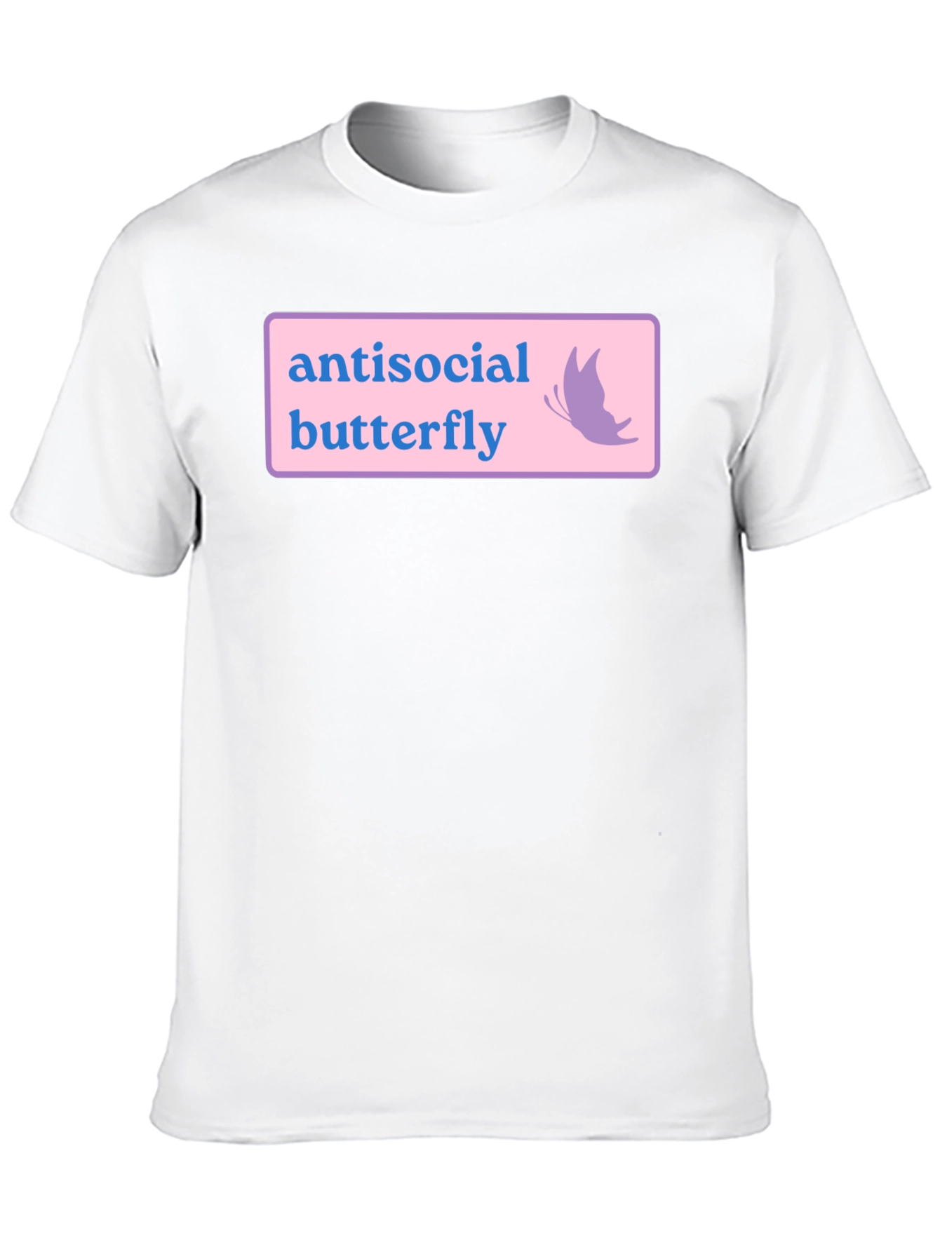 Antisocial Butterfly Graphic Tee - Black