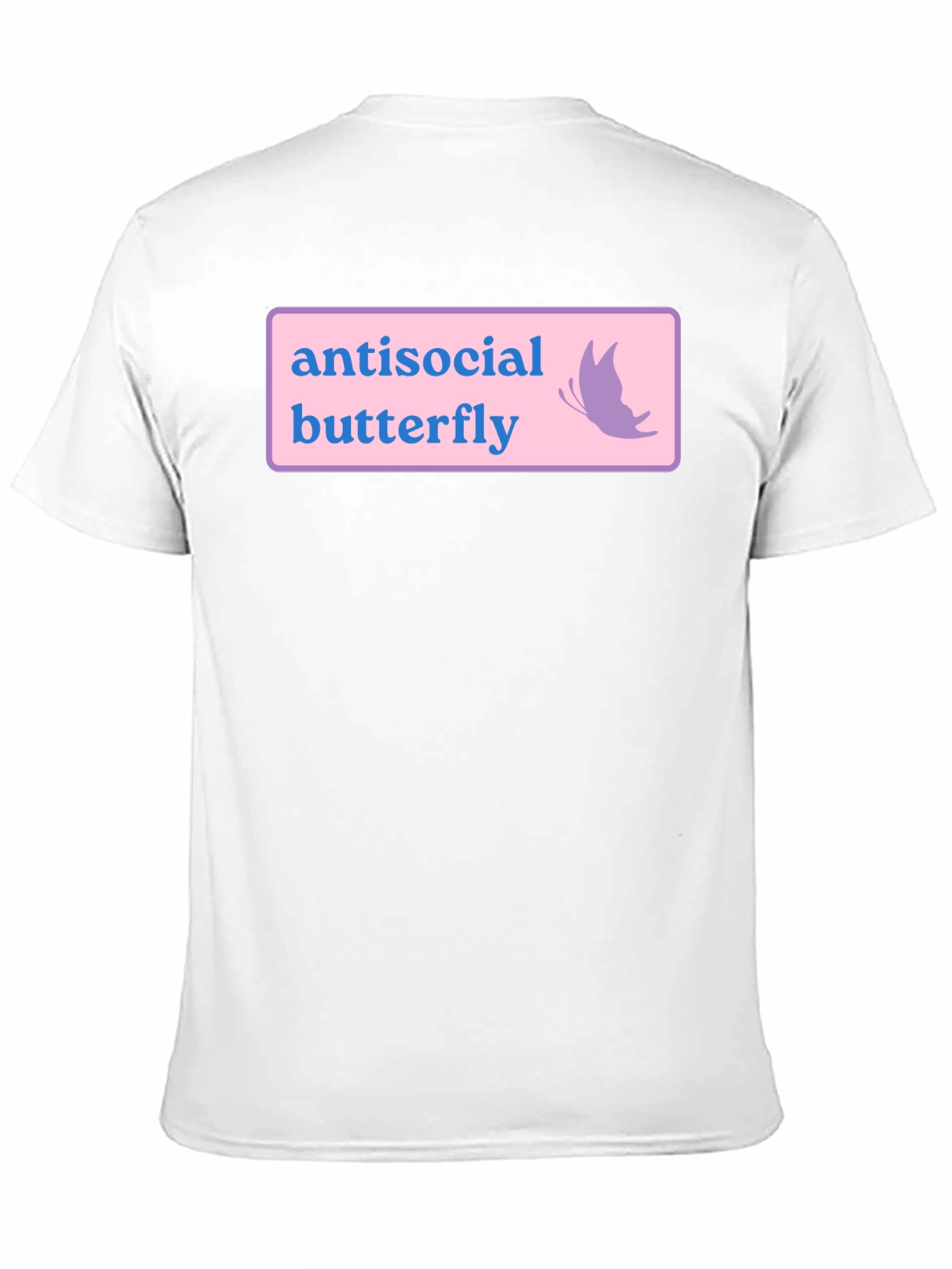 Antisocial Butterfly Graphic Tee - Black