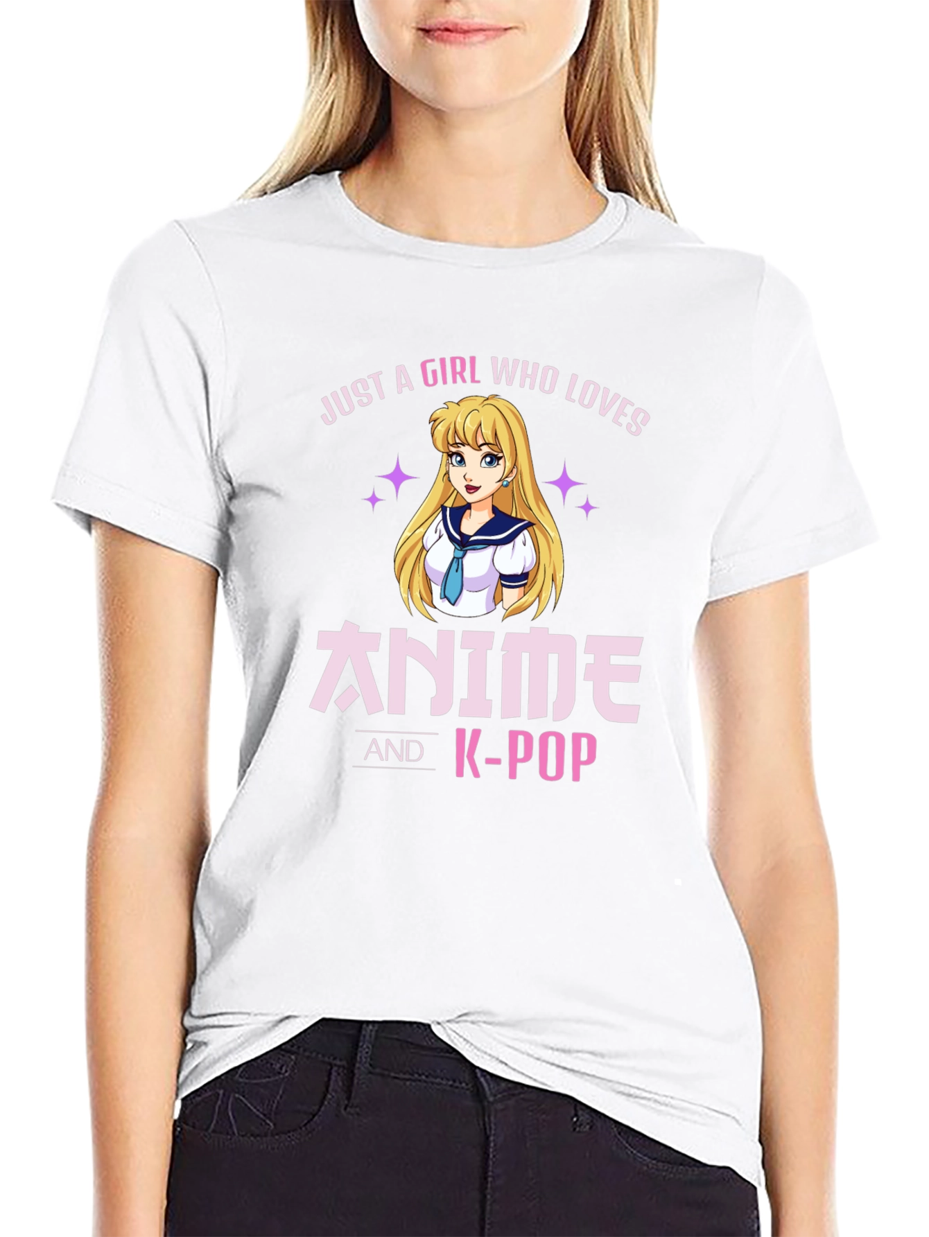 Anime & K-Pop Girl T-Shirt - Otaku Fashion