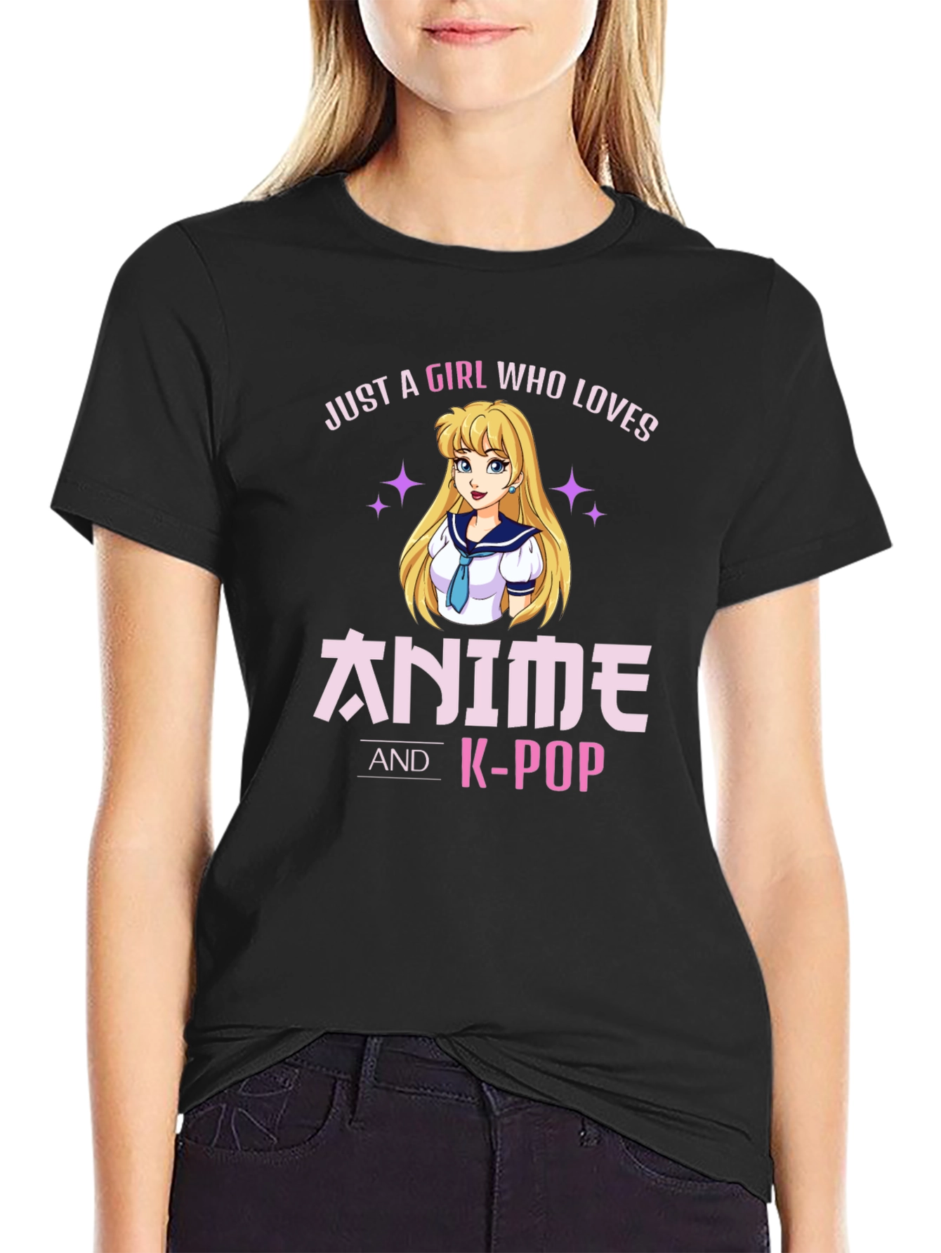 Anime & K-Pop Girl T-Shirt - Otaku Fashion