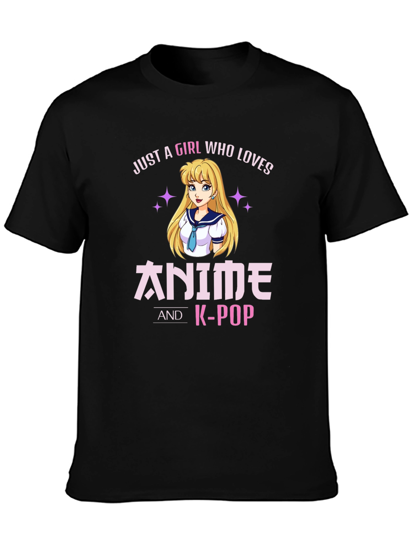 Anime & K-Pop Girl T-Shirt - Otaku Fashion