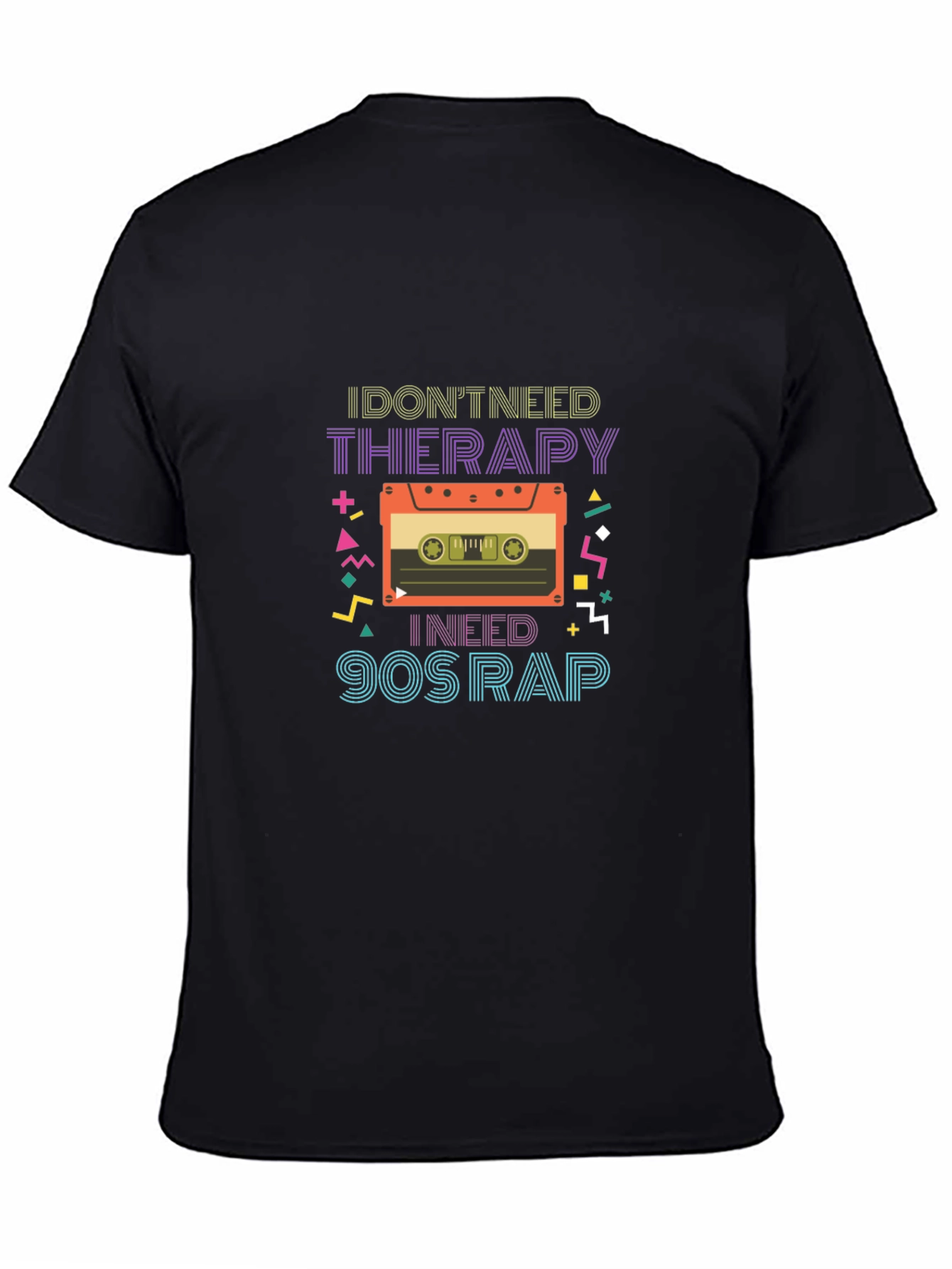 I Dont Need Therapy T-Shirt 90s Rap Cassette