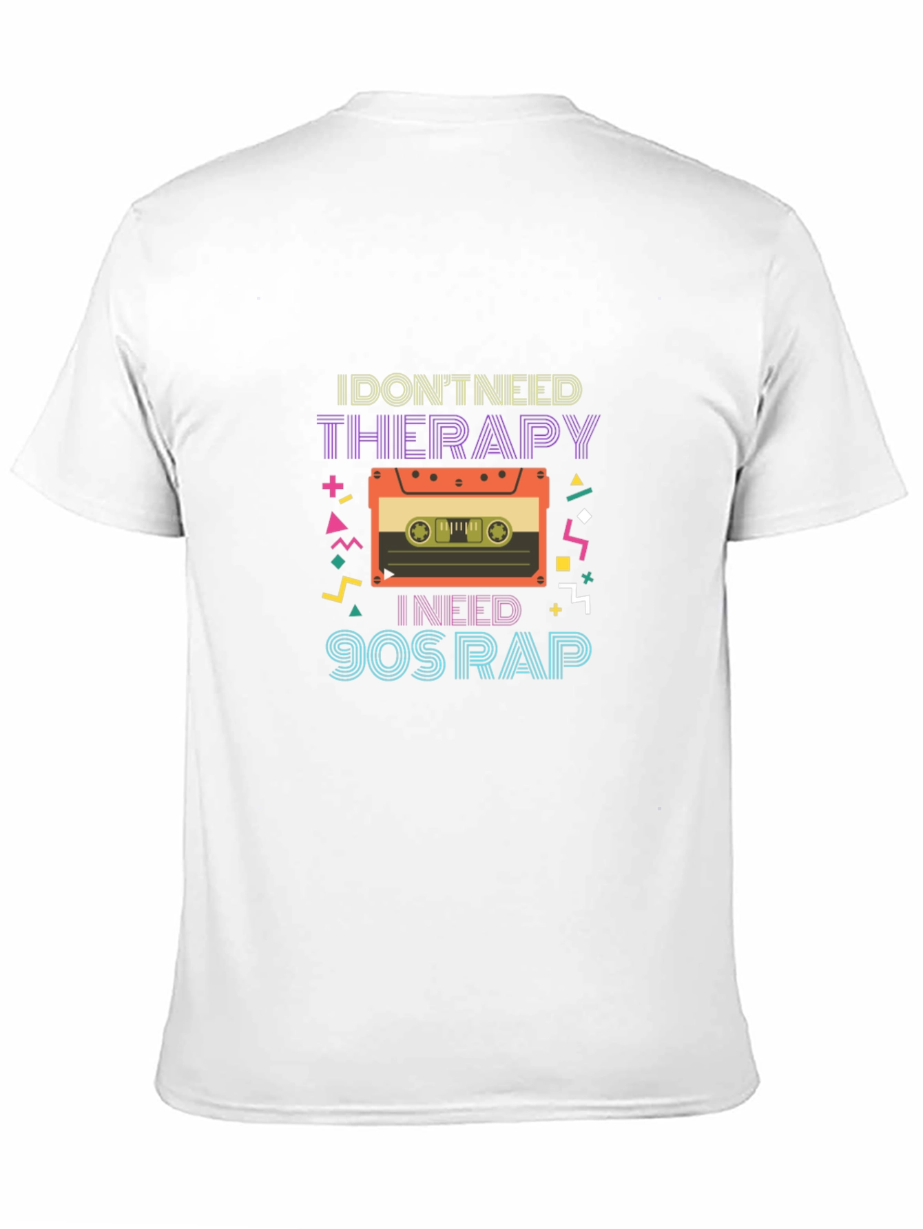 I Dont Need Therapy T-Shirt 90s Rap Cassette