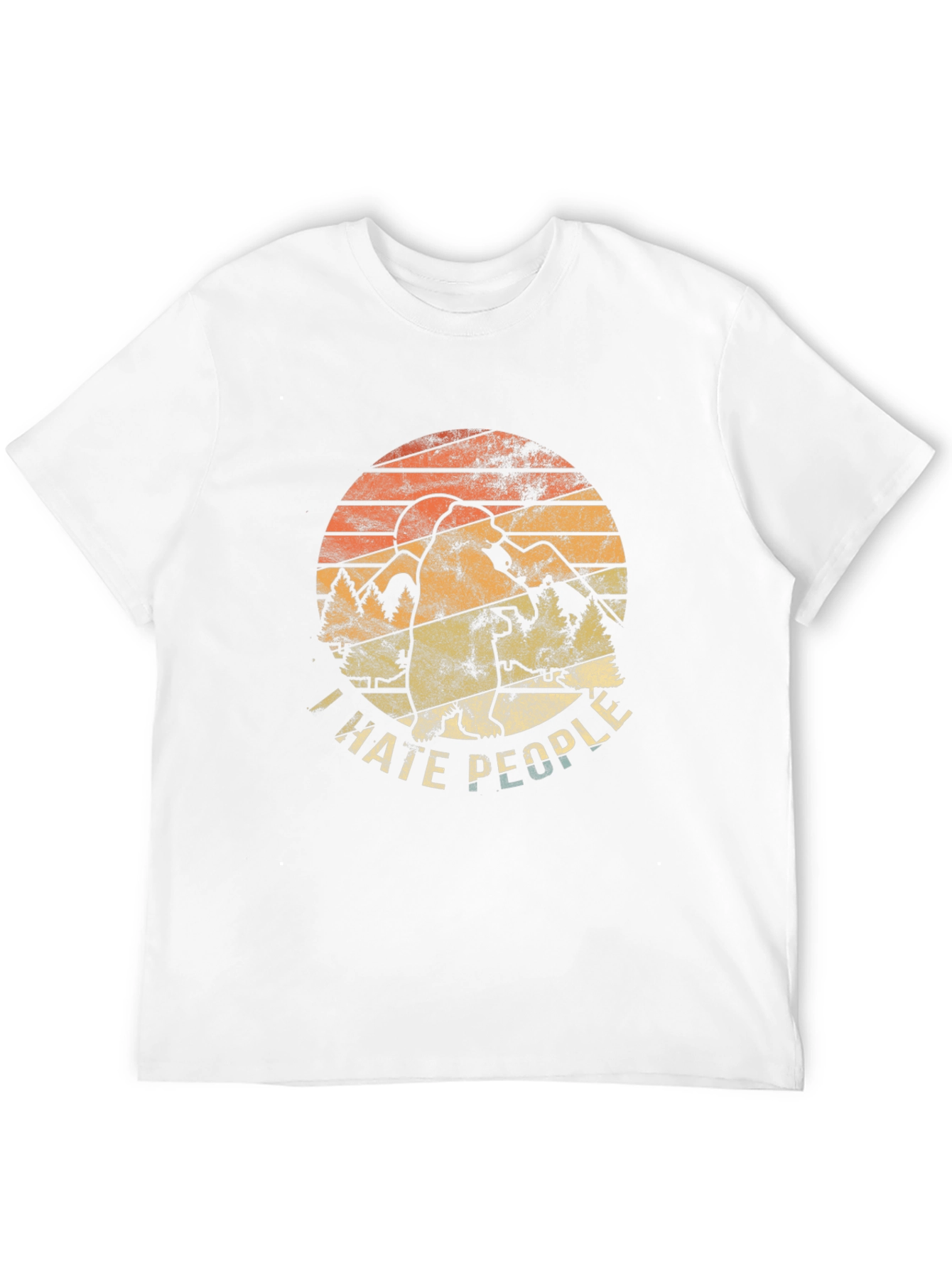 I Hate People Bigfoot Graphic Tee