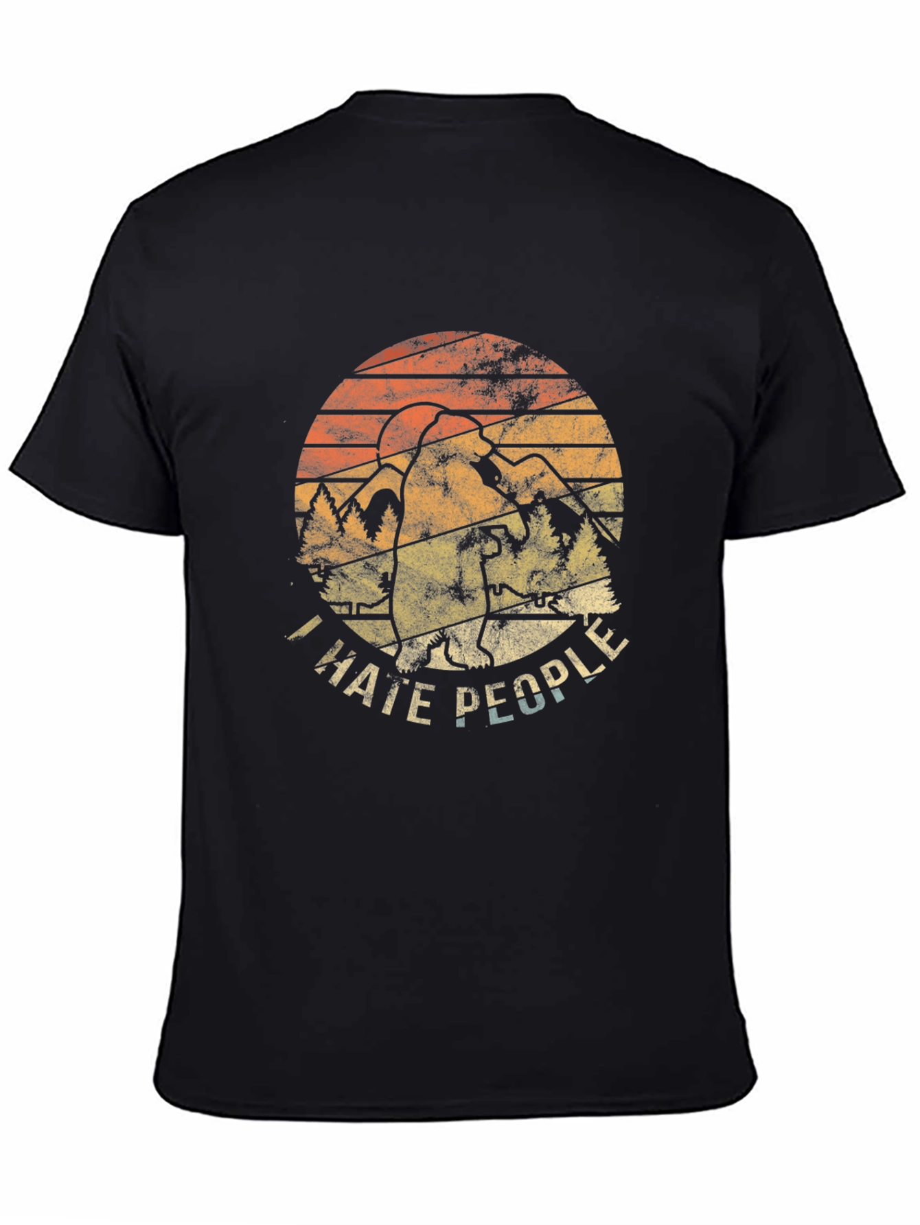 I Hate People Bigfoot Graphic Tee
