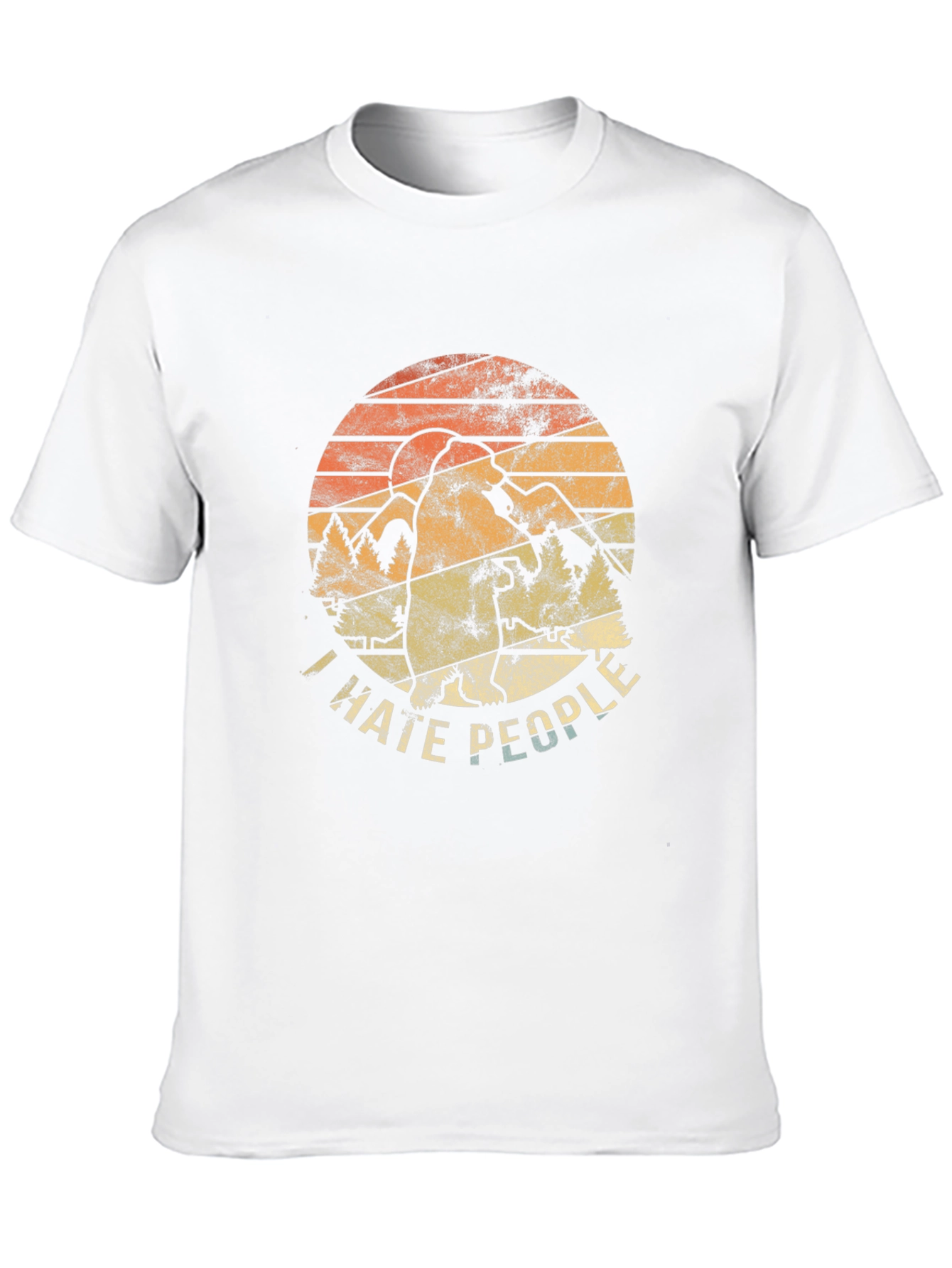 I Hate People Bigfoot Graphic Tee