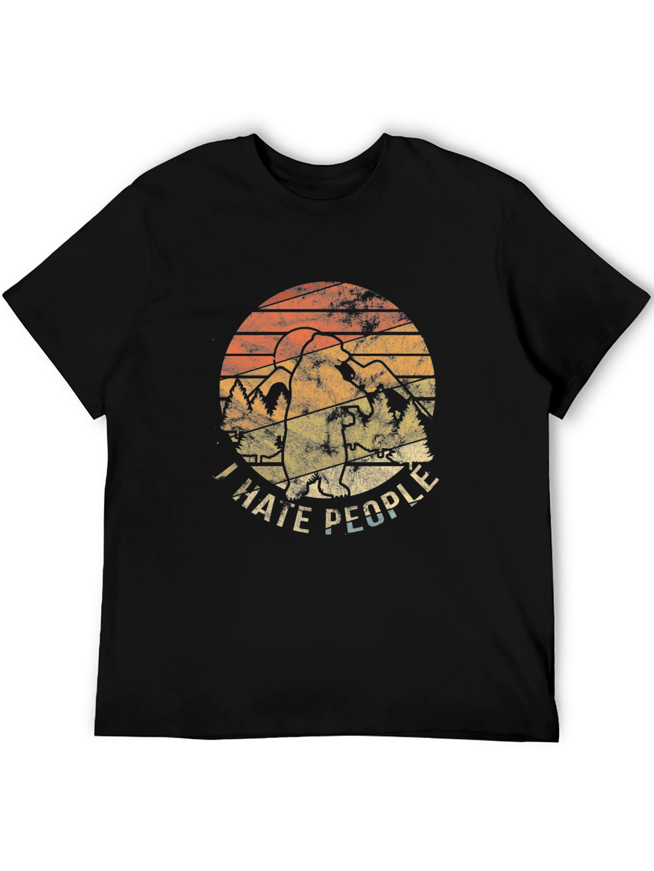I Hate People Bigfoot Graphic Tee