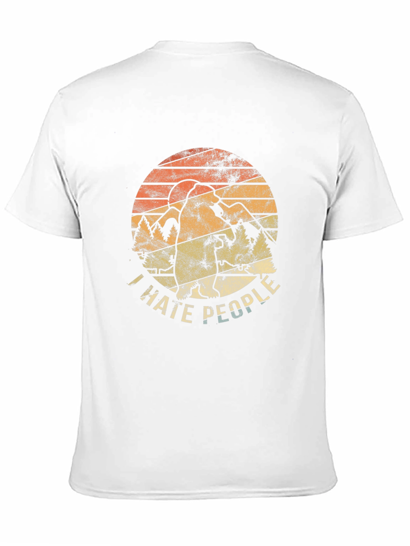 I Hate People Bigfoot Graphic Tee