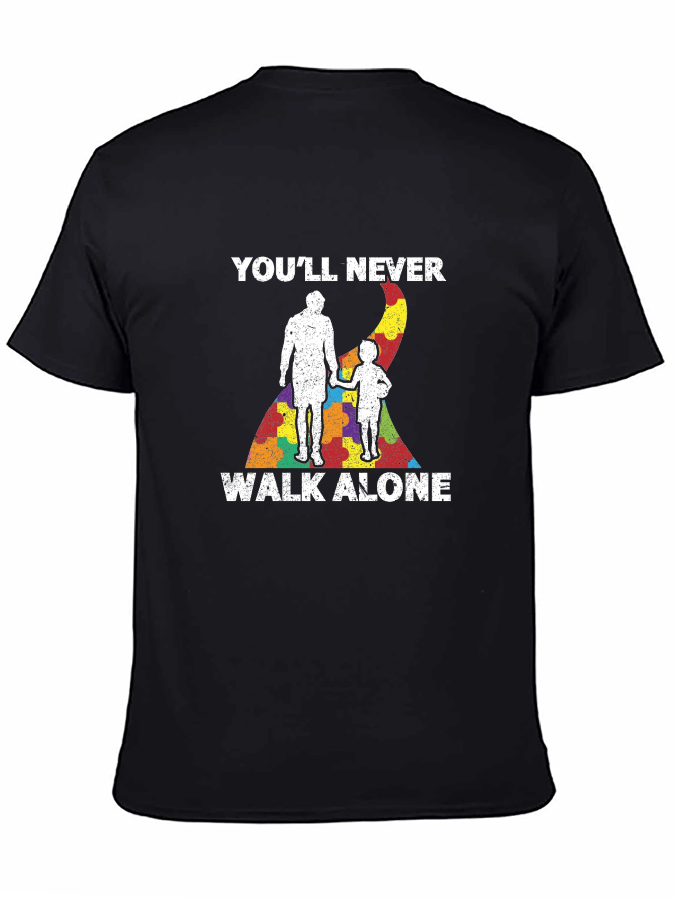 Autism Awareness T-Shirt - Youll Never Walk Alone