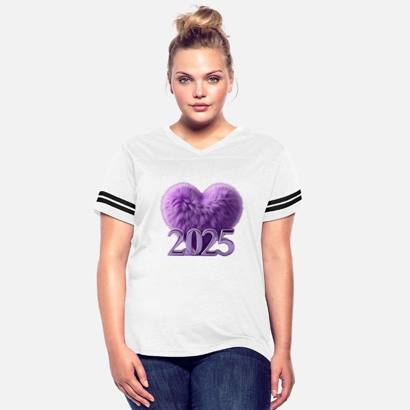 a fluffy purple heart on a solid