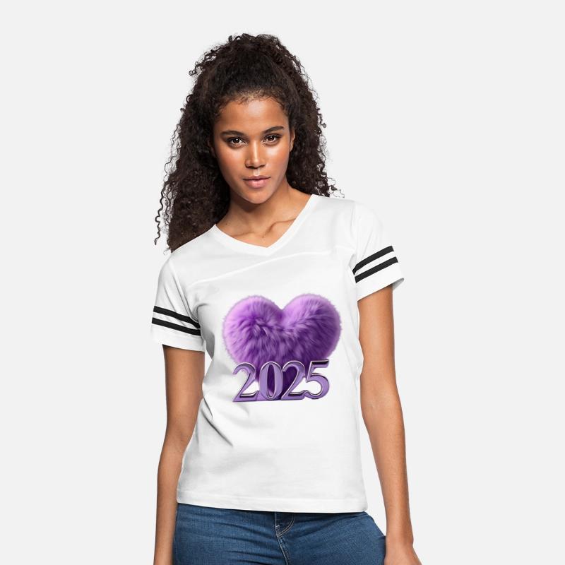 a fluffy purple heart on a solid