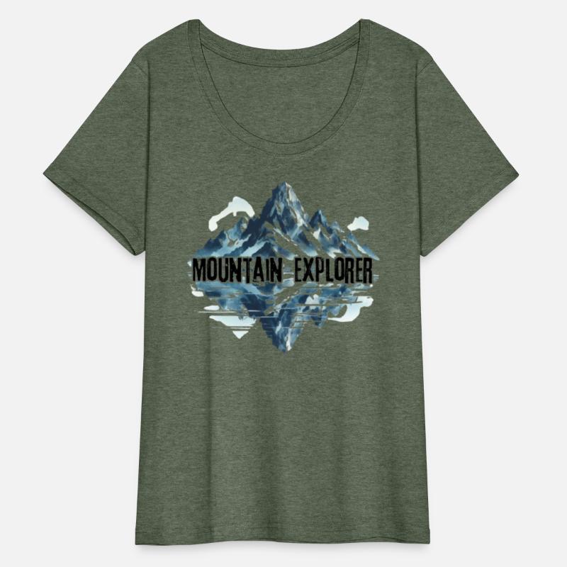 A Rugged of a Reflected Mountain Range T-Shirt