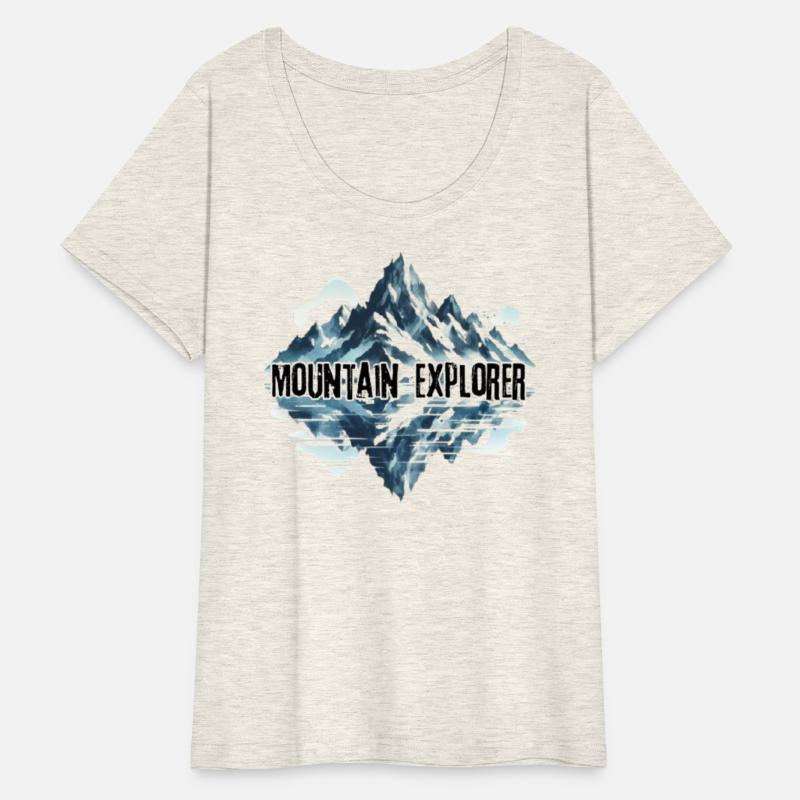 A Rugged of a Reflected Mountain Range T-Shirt