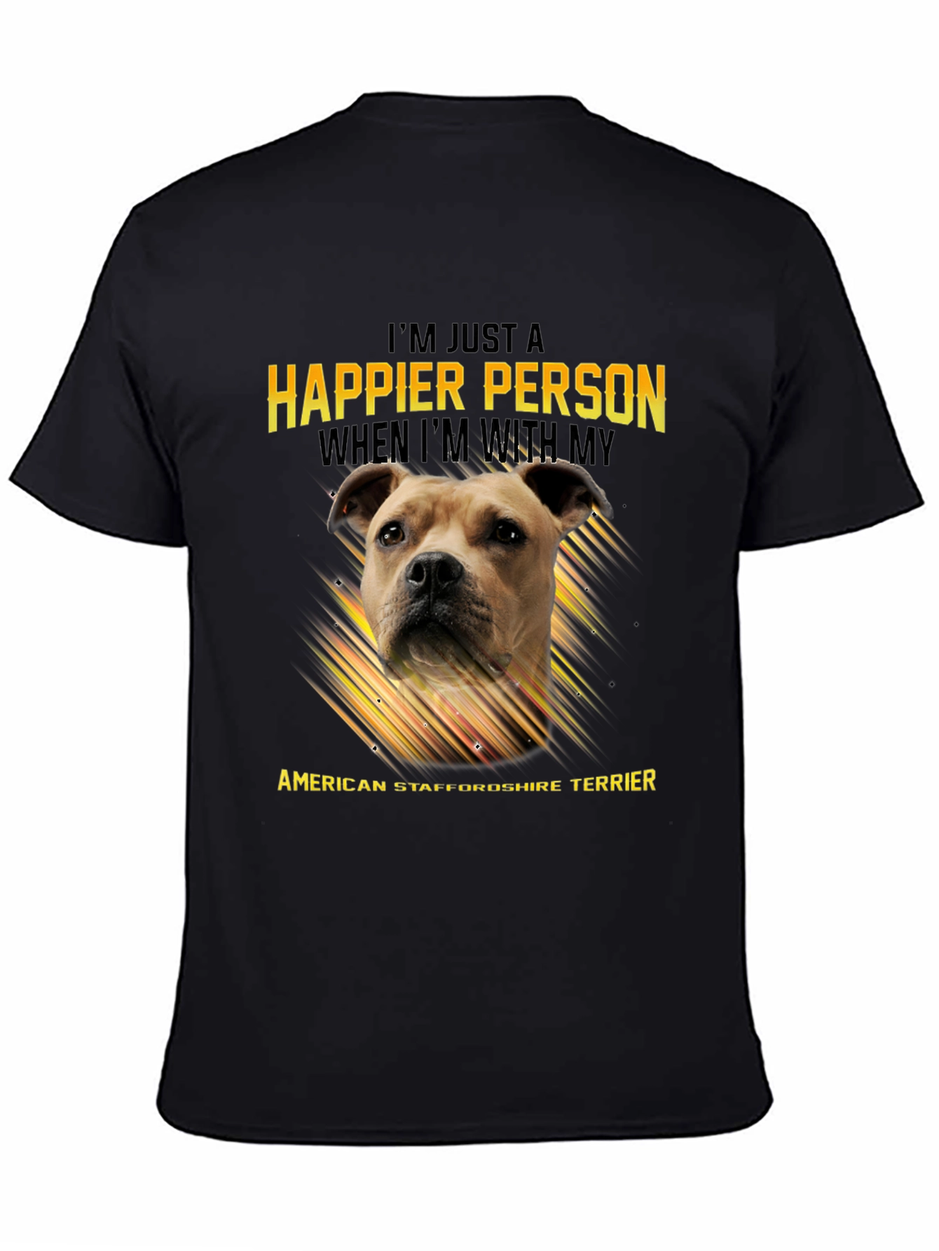 American Staffordshire Terrier Lover T-Shirt – Happy Dog Owner Tee