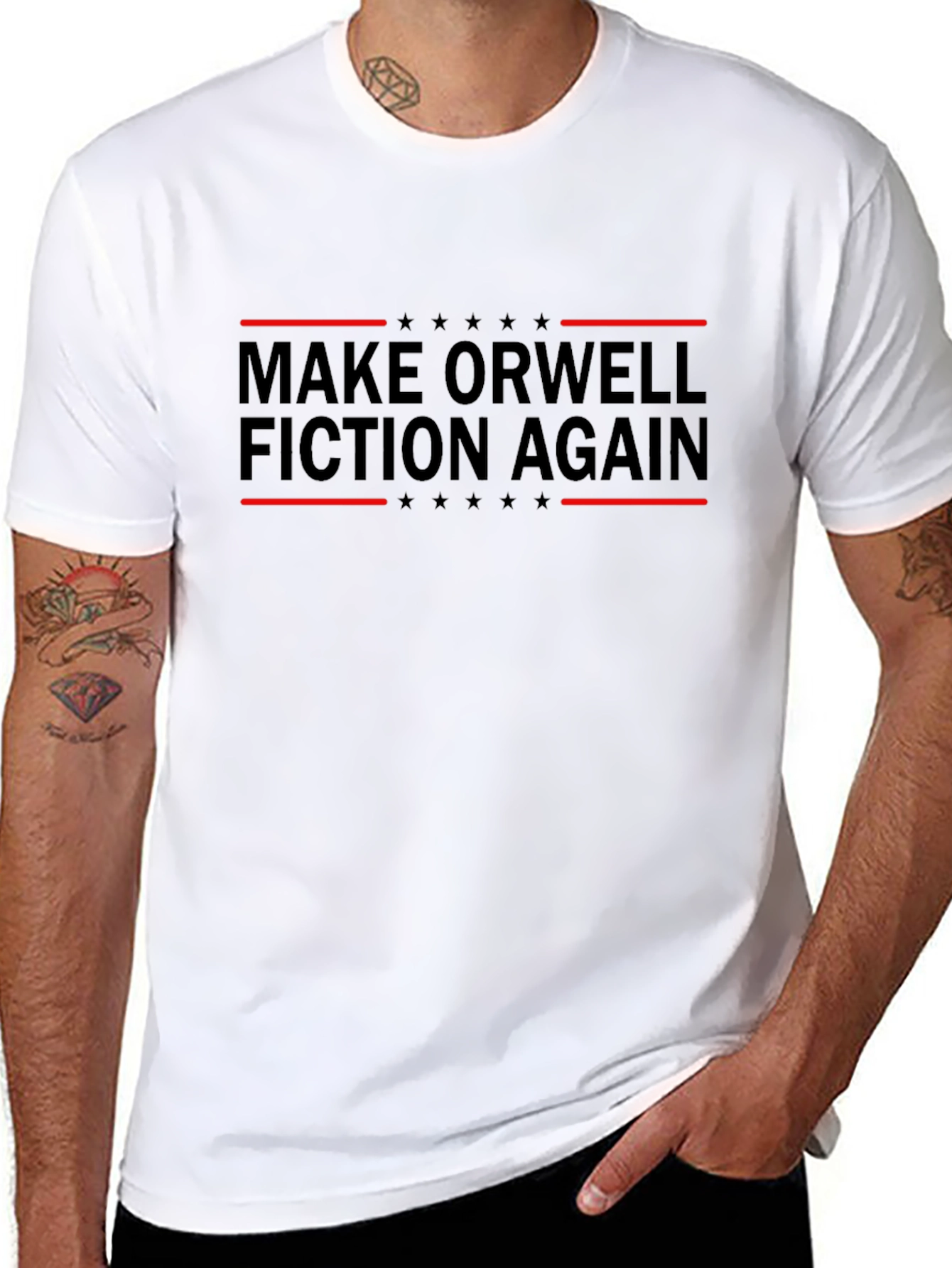Make Orwell Fiction Again Political T-Shirt