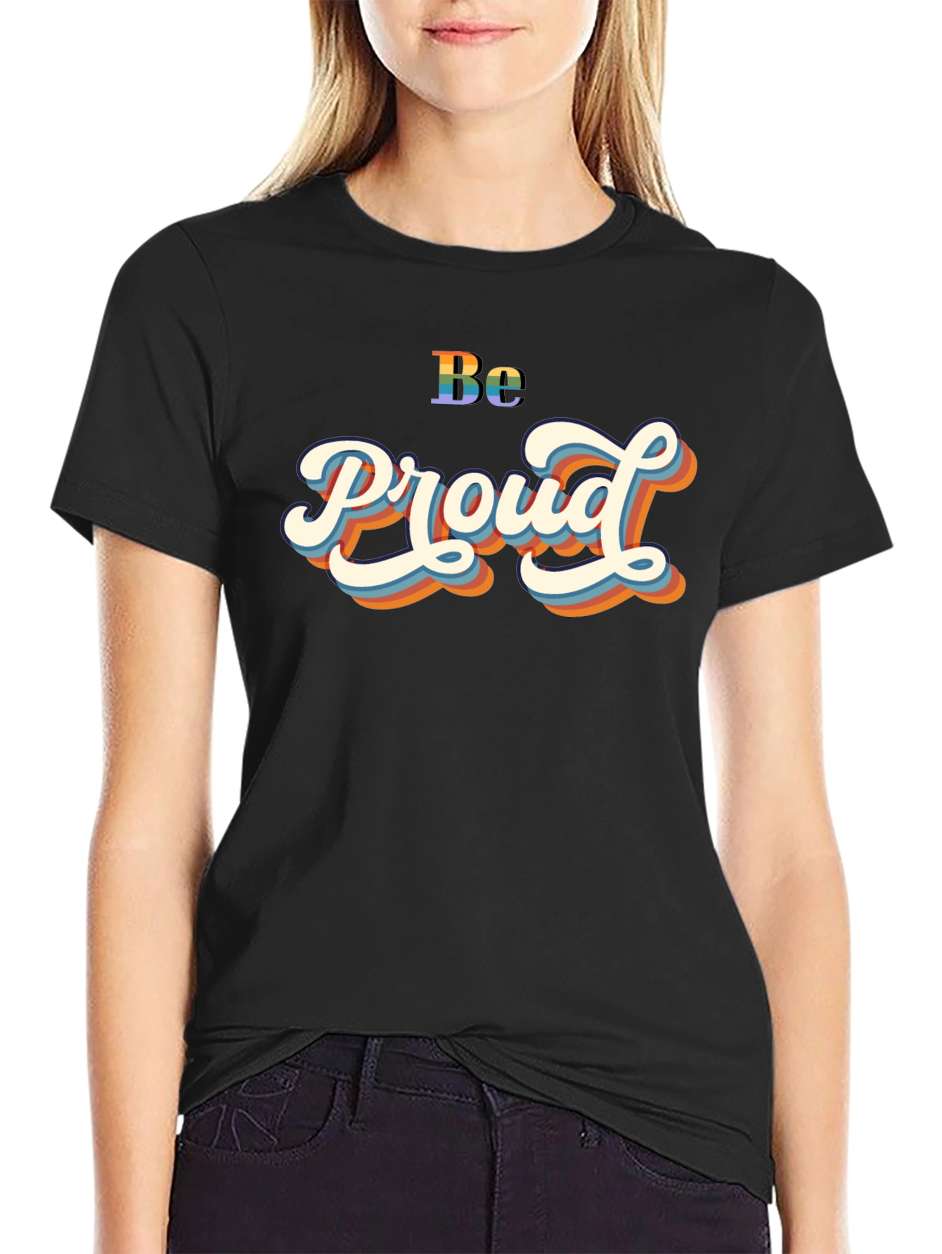 Be Proud Graphic Tee - LGBTQ+ Pride Shirt