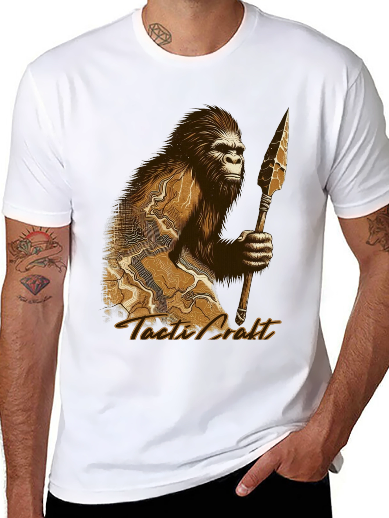 Tactical Croakit Ape Graphic T-Shirt