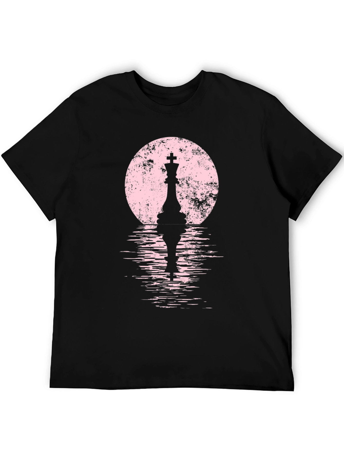 Chess King Silhouette T-Shirt - Stylish Graphic Tee